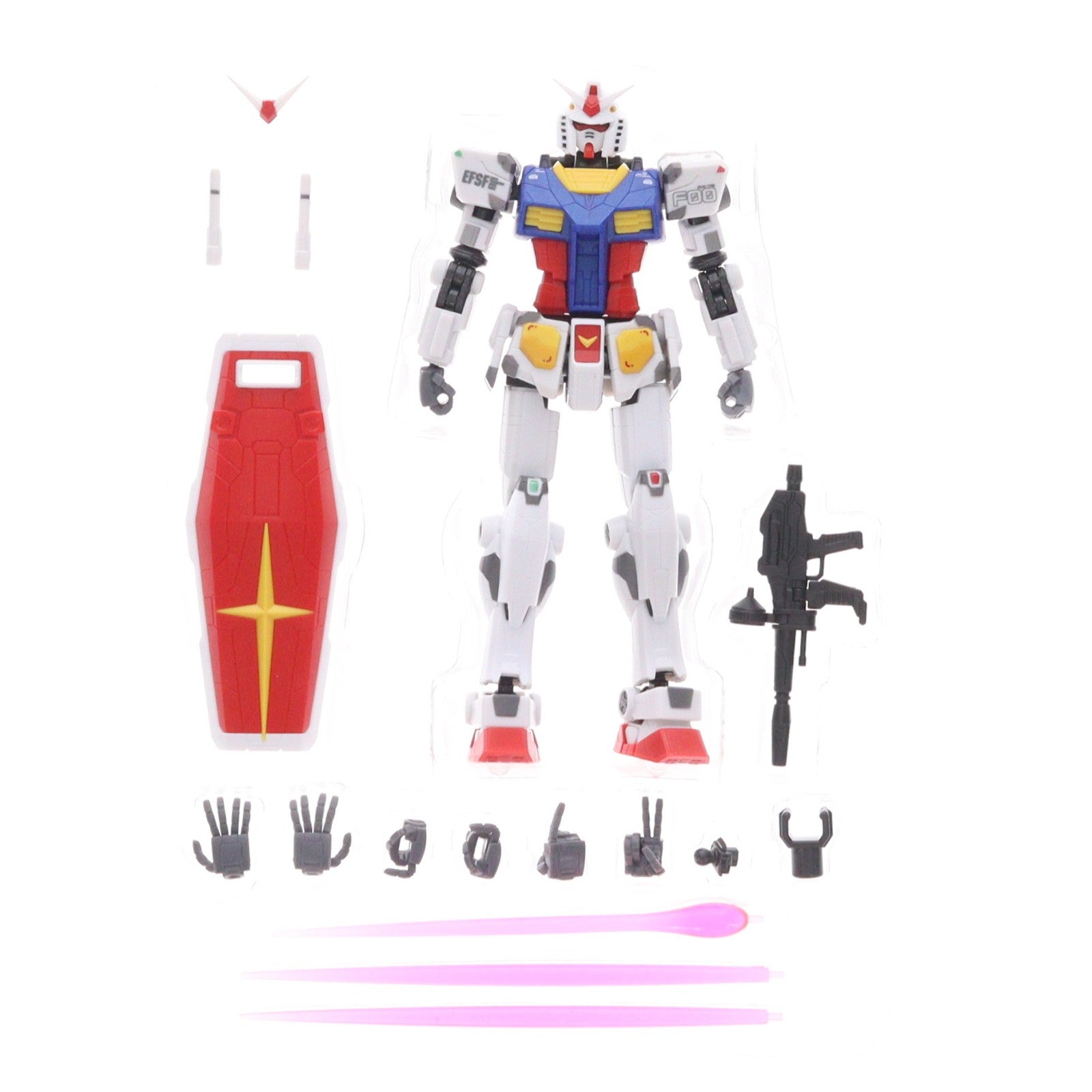 【中古即納】[FIG] ROBOT魂(SIDE MS) RX-78F00 ガンダム 機動戦士ガンダム 完成品 可動フィギュア プレミアムバンダイ&GUNDAM FACTORY YOKOHAMA限定 バンダイスピリッツ(20201231)