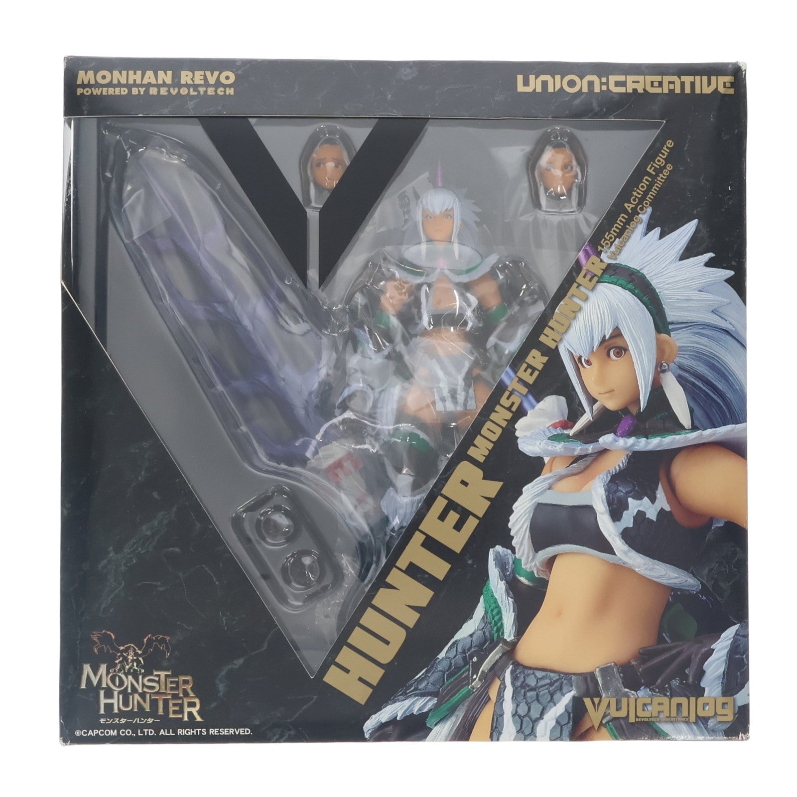【中古即納】[FIG] Vulcanlog(ヴァルカン-ログ) 021 モンハンリボ ハンター女剣士 キリンUシリーズ モンスターハンター 完成品 可動フィギュア ユニオンクリエイティブ(20170728)
