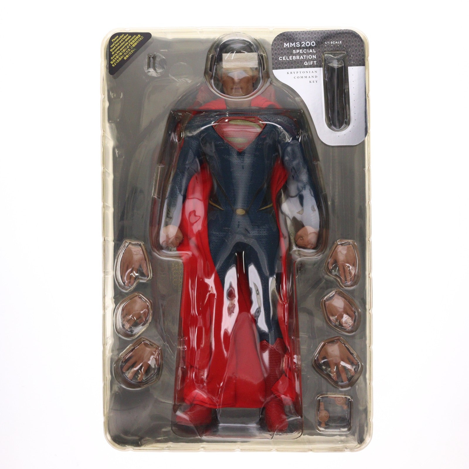 【中古即納】[FIG] ムービー・マスターピース スーパーマン マン・オブ・スティール 1/6 完成品 可動フィギュア(MM#200) ホットトイズ(20140125)