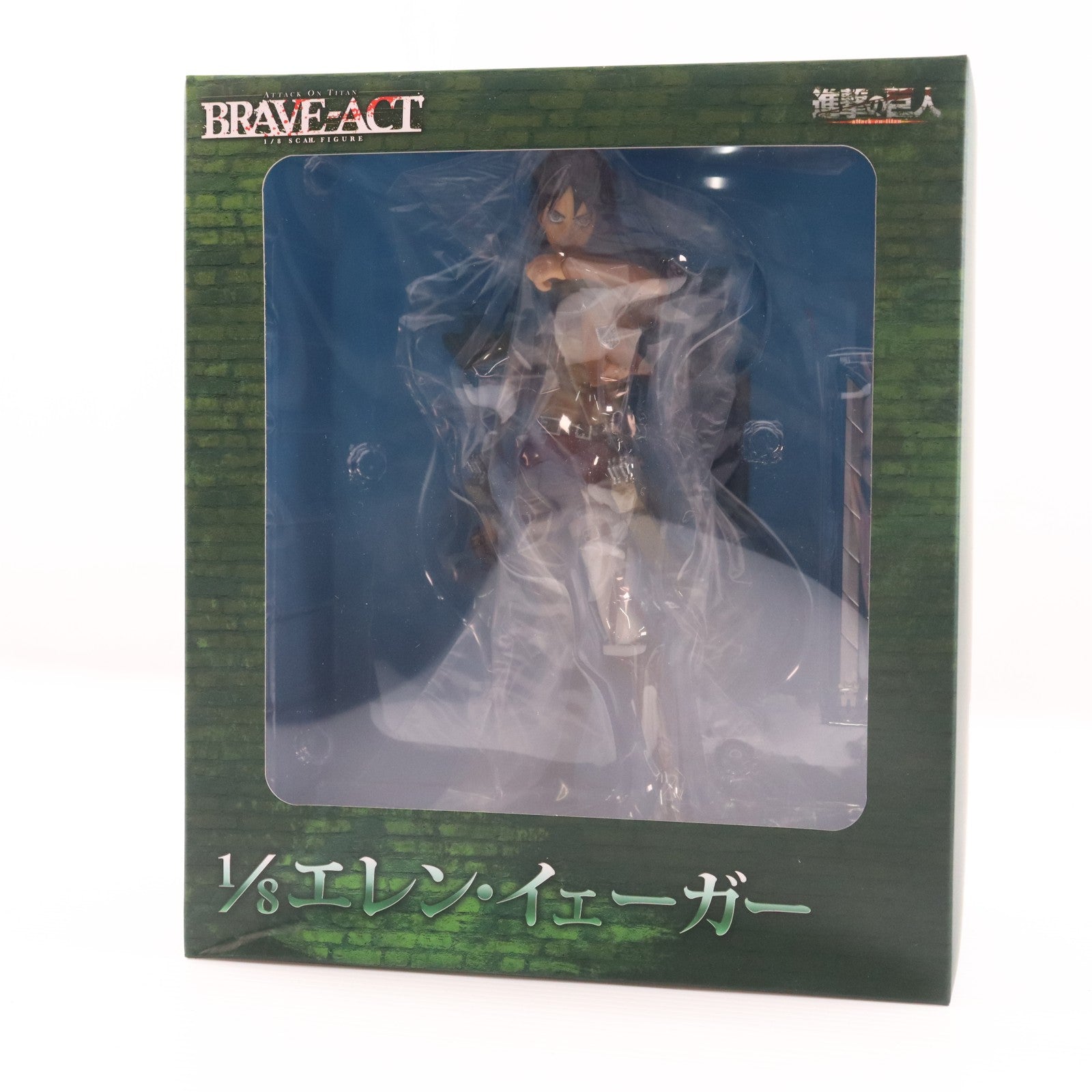 【中古即納】[FIG] BRAVE-ACT(ブレイブアクト) エレン・イェーガー 進撃の巨人 1/8 完成品 可動フィギュア 千値練(せんちねる)(20141031)