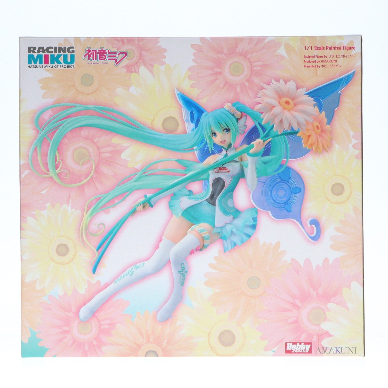 【中古即納】[FIG] レーシングミク2017Ver. キャラクター・ボーカル・シリーズ01 初音ミク 1/1 完成品 フィギュア ホビージャパン通販&オンライン限定 ホビージャパン/AMAKUNI(アマクニ)(20180831)