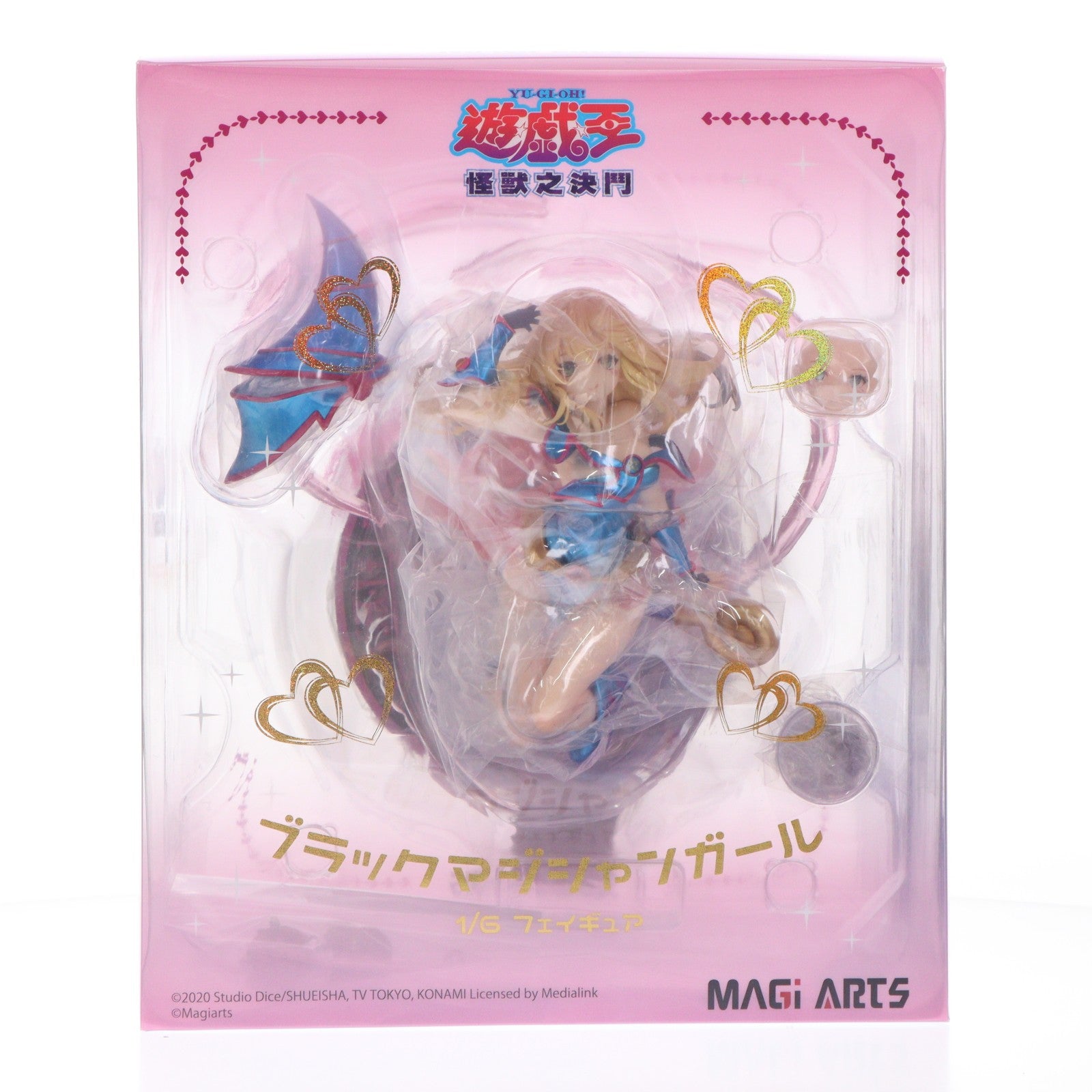 【中古即納】[FIG] 色紙&タペストリー無し WF会場限定 ブラック・マジシャン・ガール(メッキカラー) 遊☆戯☆王デュエルモンスターズ 1/6 完成品 フィギュア MAGI ARTS(マギアーツ)(20231002)