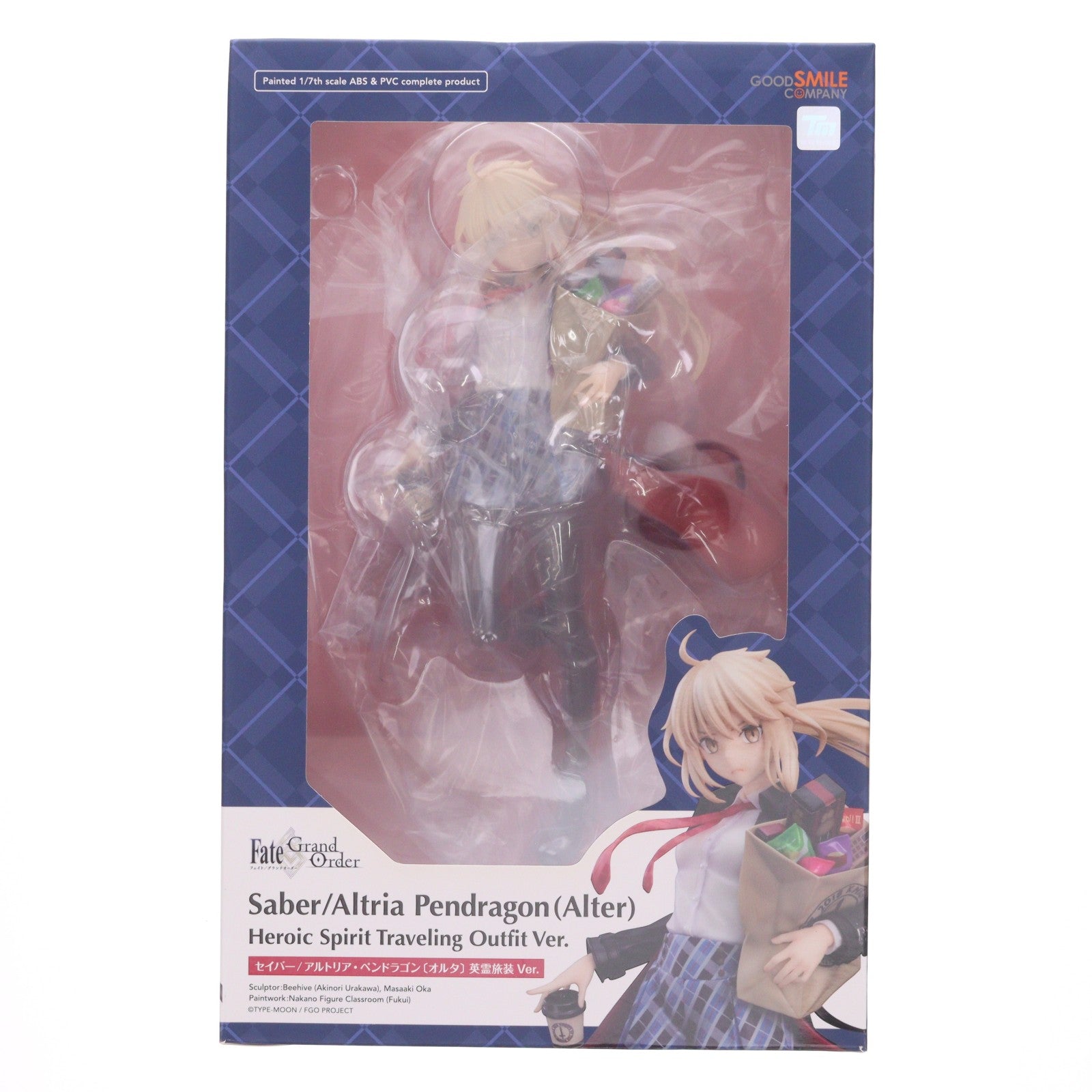 【中古即納】[FIG] セイバー/アルトリア・ペンドラゴン〔オルタ〕 英霊旅装Ver. Fate/Grand Order(フェイト/グランドオーダー) 1/7 完成品 フィギュア グッドスマイルカンパニー(20220306)