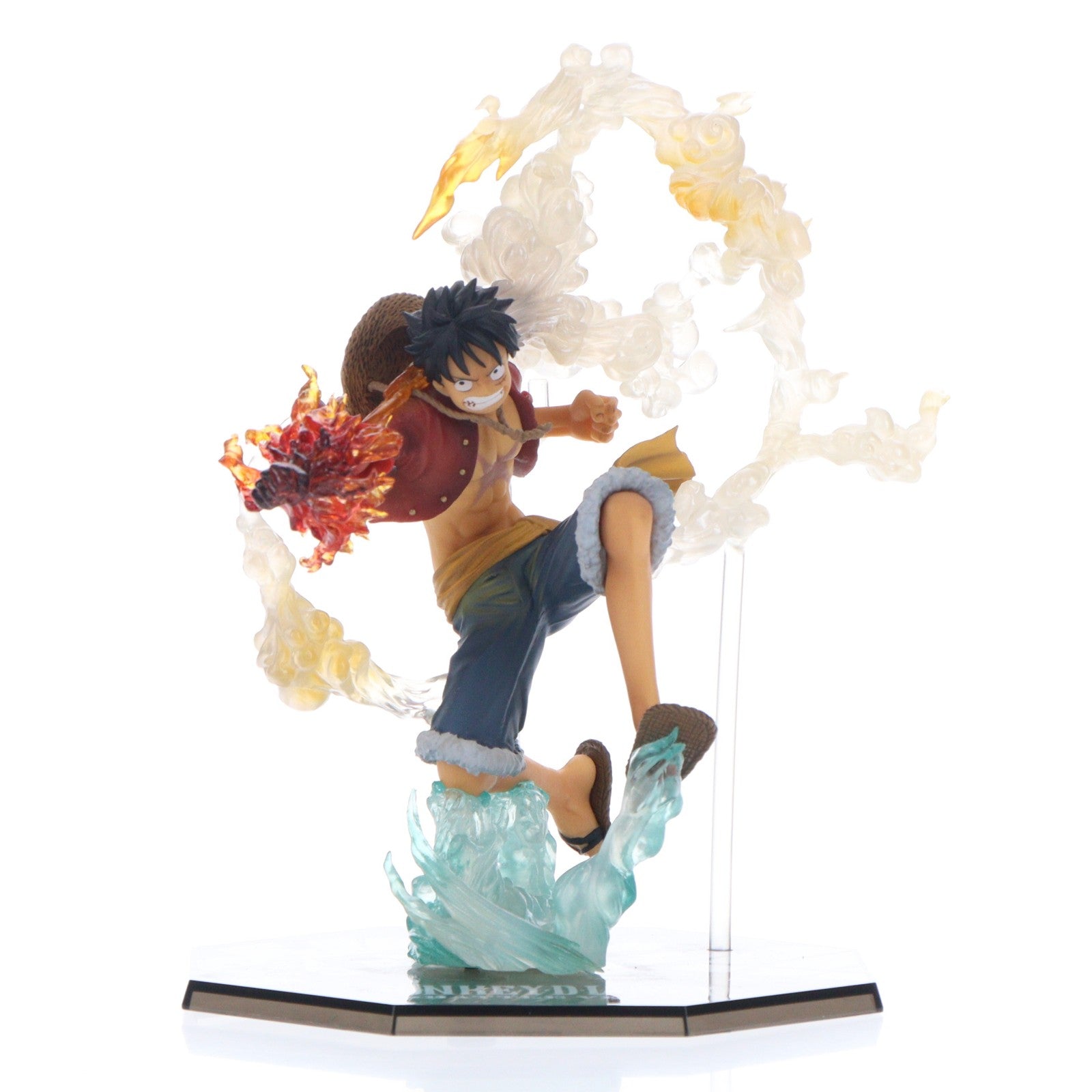 【中古即納】[FIG] (再販) フィギュアーツZERO モンキー・D・ルフィ -Battle Ver. ゴムゴムの火拳銃- ONE PIECE(ワンピース) 完成品 フィギュア バンダイ(20140412)
