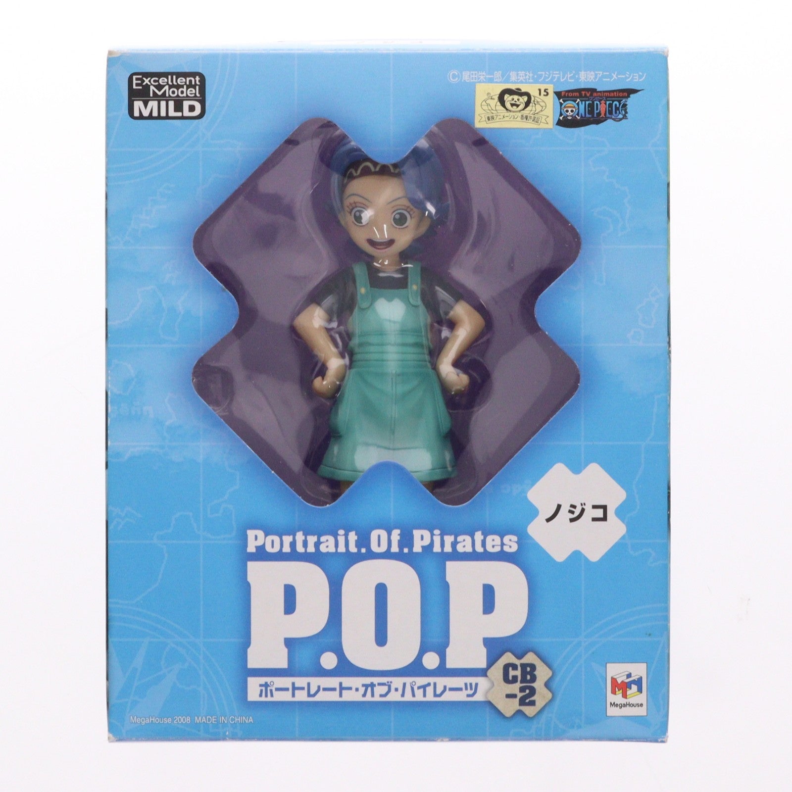【中古即納】[FIG] エクセレントモデル MILD Portrait.Of.Pirates P.O.P CB-2 ノジコ ONE PIECE(ワンピース) 1/8 完成品 フィギュア メガハウス(20081025)