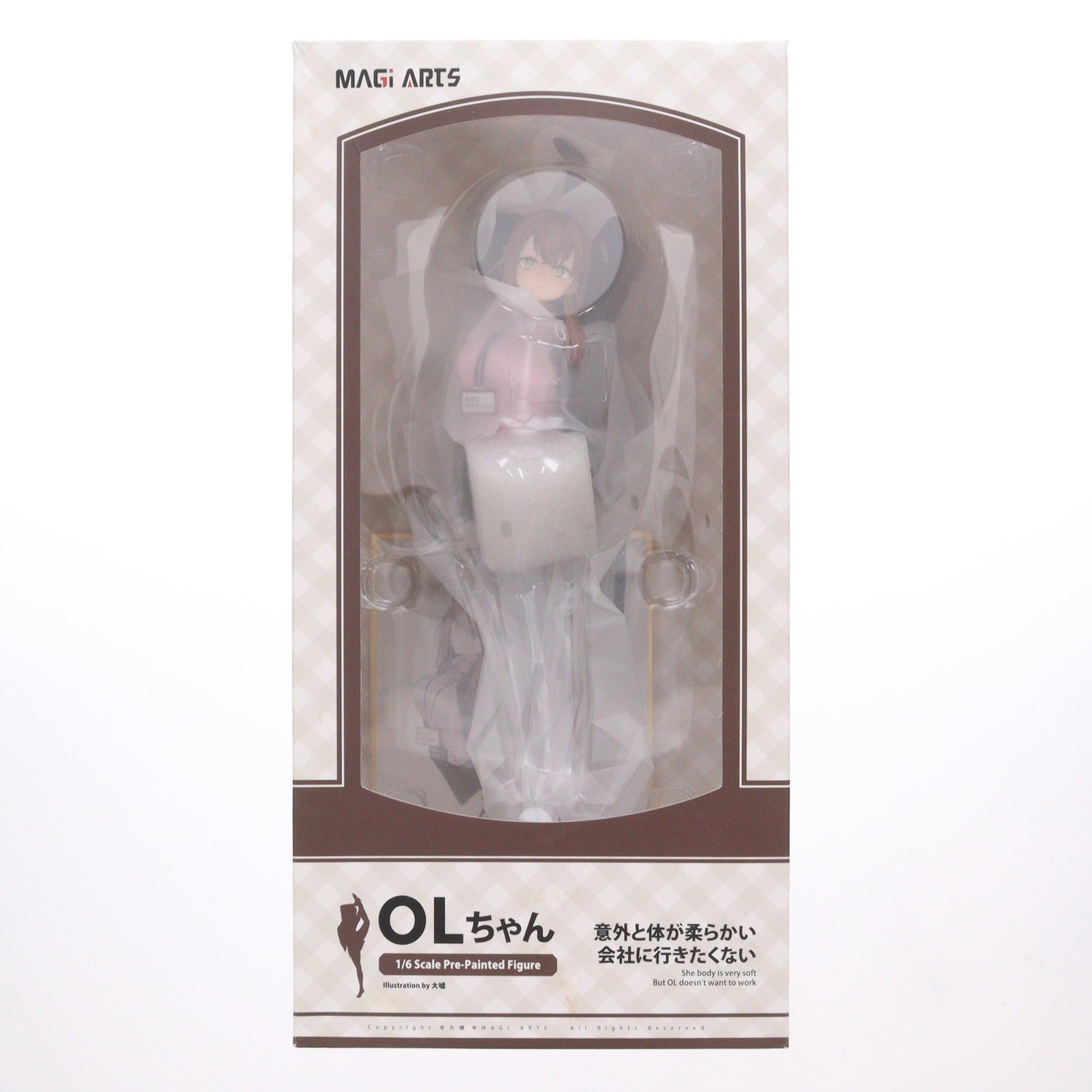 【中古即納】[FIG] 色紙付属 意外と体が柔らかい会社に行きたくないOLちゃん ピンクVer. 1/6 完成品 フィギュア MAGI ARTS(マギアーツ)(20250131)