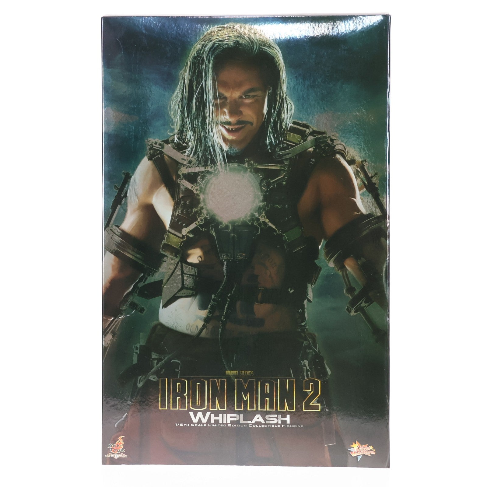 【中古即納】[FIG] ムービー・マスターピース ウィップラッシュ アイアンマン2 1/6 完成品 アクションフィギュア(MM121) ホットトイズ(20100831)