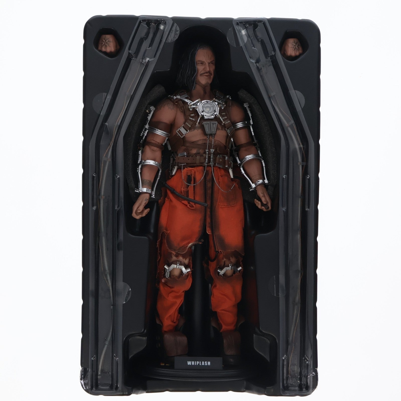 【中古即納】[FIG] ムービー・マスターピース ウィップラッシュ アイアンマン2 1/6 完成品 アクションフィギュア(MM121) ホットトイズ(20100831)