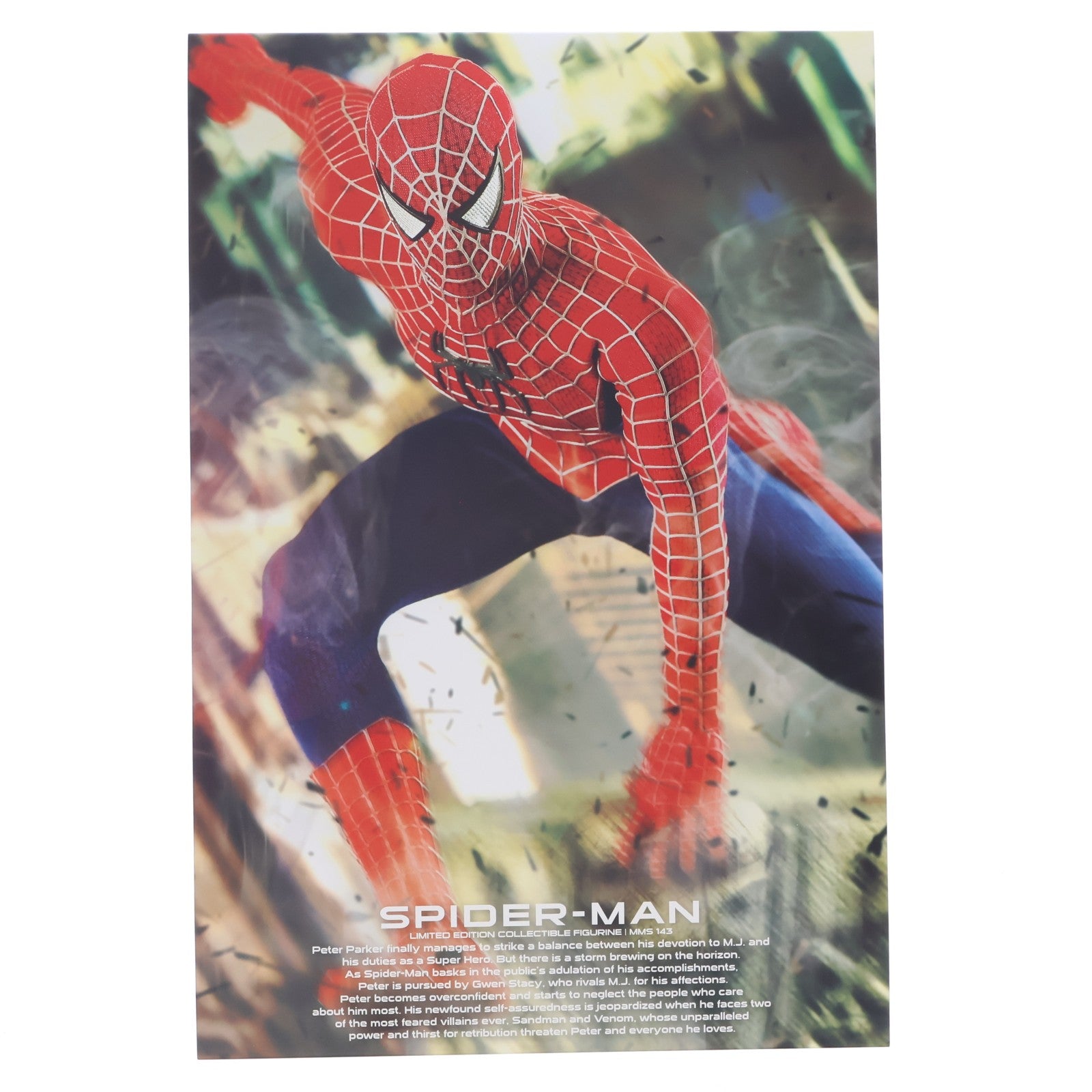 【中古即納】[FIG] ムービー・マスターピース スパイダーマン スパイダーマン3 1/6スケールアクションフィギュア(MM#143) ホットトイズ(20110802)