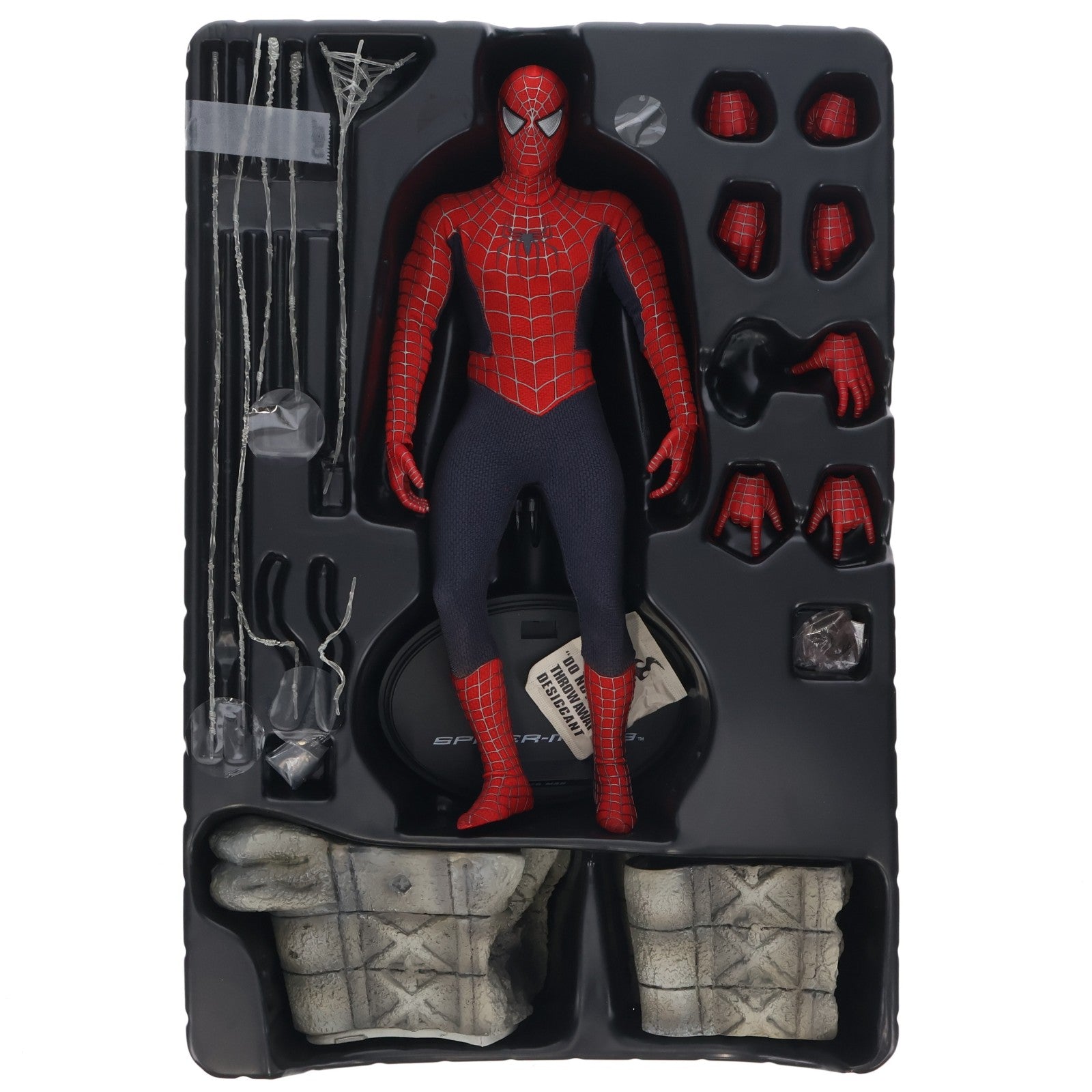 【中古即納】[FIG] ムービー・マスターピース スパイダーマン スパイダーマン3 1/6スケールアクションフィギュア(MM#143) ホットトイズ(20110802)