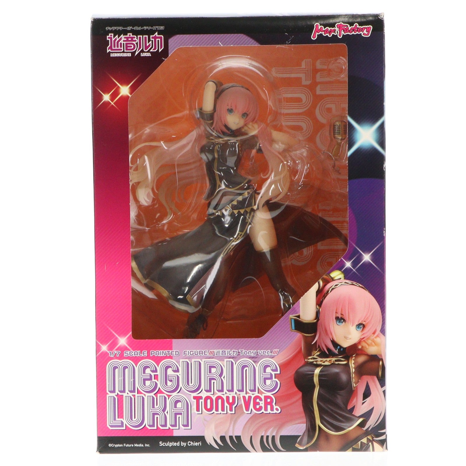 【中古即納】[FIG] 巡音ルカ(めぐりねるか) Tony ver. キャラクター・ボーカル・シリーズ03 巡音ルカ 1/7 完成品 フィギュア マックスファクトリー(20120801)