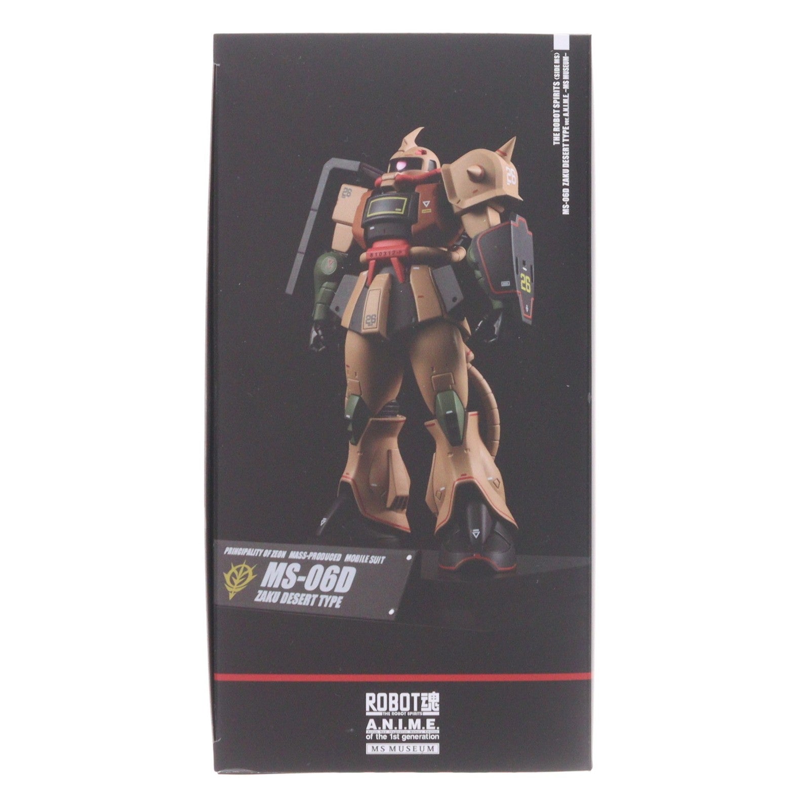 【中古即納】[FIG] 魂ウェブ商店限定 ROBOT魂(SIDE MS) MS-06D ザク・デザートタイプ ver. A.N.I.M.E. ～MS MUSEUM～ 機動戦士ガンダム 完成品 可動フィギュア バンダイスピリッツ(20260416)