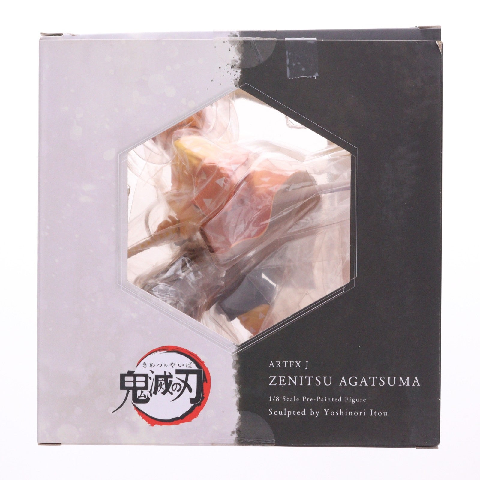 【中古即納】[FIG] ARTFX J 我妻善逸(あがつまぜんいつ) 鬼滅の刃 1/8 完成品 フィギュア(PP849) コトブキヤ(20200831)