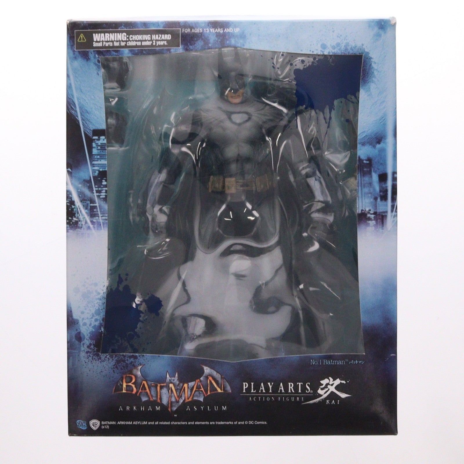 【中古即納】[FIG] PLAY ARTS改(プレイアーツ改) バットマン BATMAN ARKHAM ASYLUM(バットマン アーカム・アサイラム) 完成品 可動フィギュア スクウェア・エニックス(20120119)