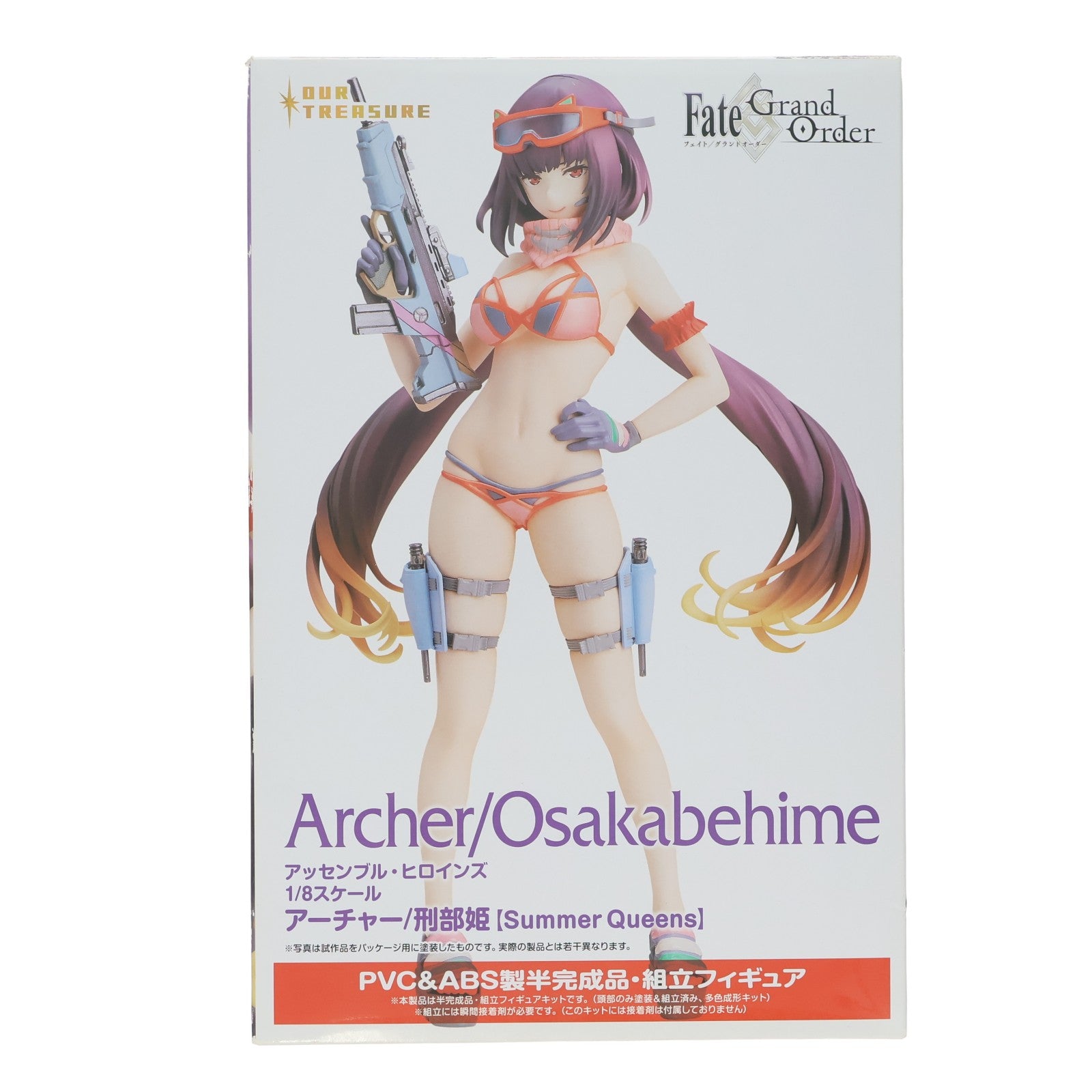 【中古即納】[FIG] アッセンブル・ヒロインズ アーチャー/刑部姫【Summer Queens】(おさかべひめ) Fate/Grand Order(フェイト/グランドオーダー) 1/8 半完成品 組み立てフィギュアキット アワートレジャー(20220408)