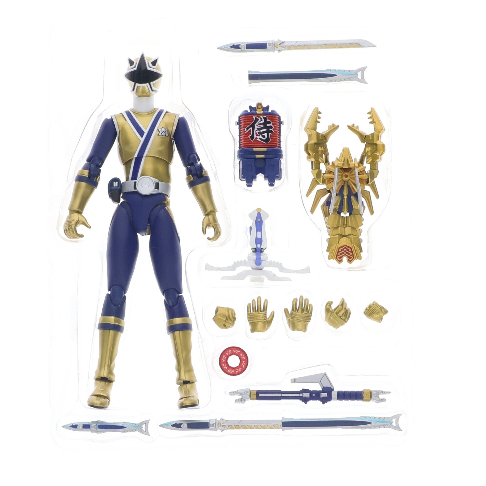 【中古即納】[FIG] S.H.Figuarts(フィギュアーツ) シンケンゴールド 侍戦隊シンケンジャー 完成品 可動フィギュア バンダイ(20110326)