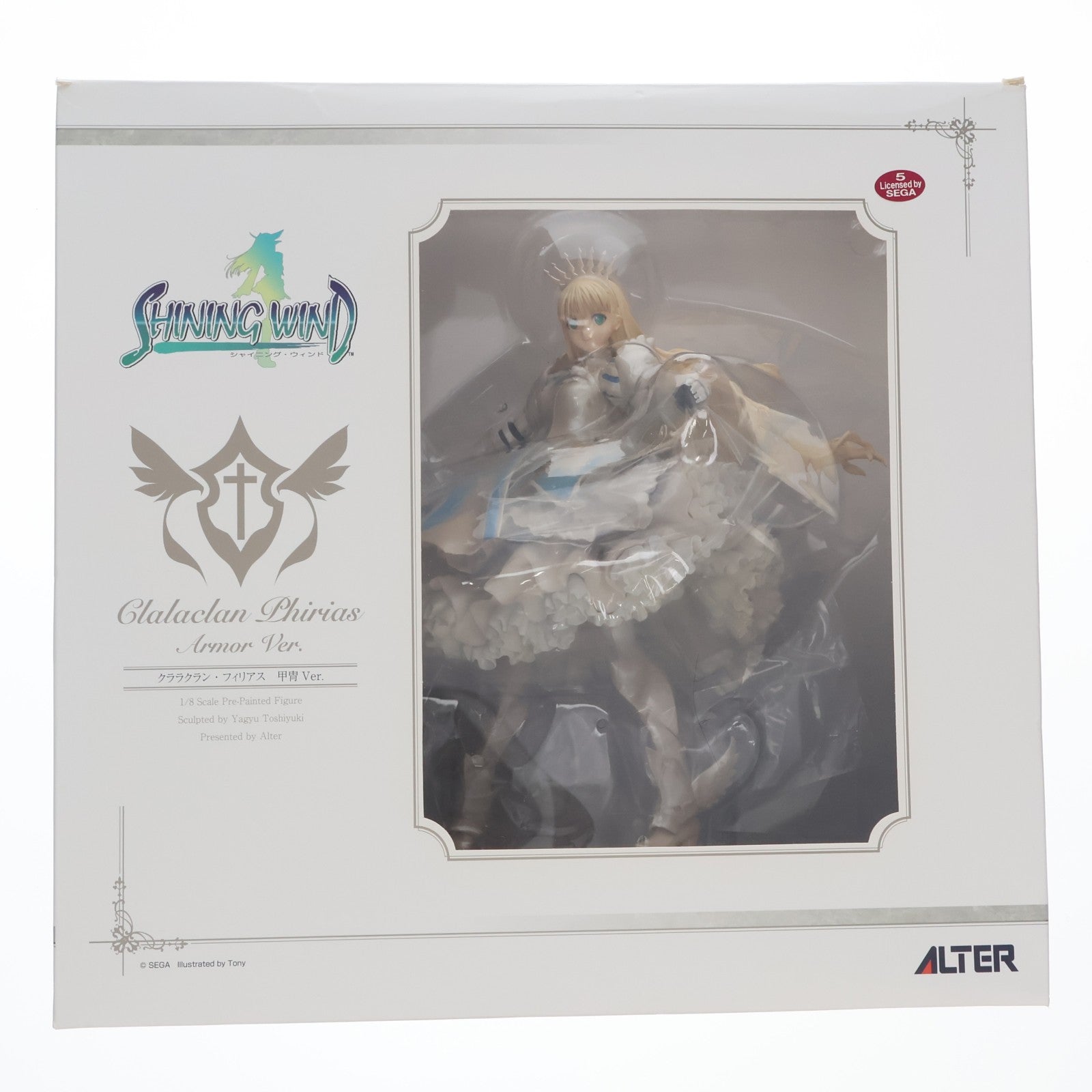【中古即納】[FIG] クララクラン・フィリアス 甲冑Ver. シャイニング・ウィンド 1/8 完成品 フィギュア アルター(20100820)