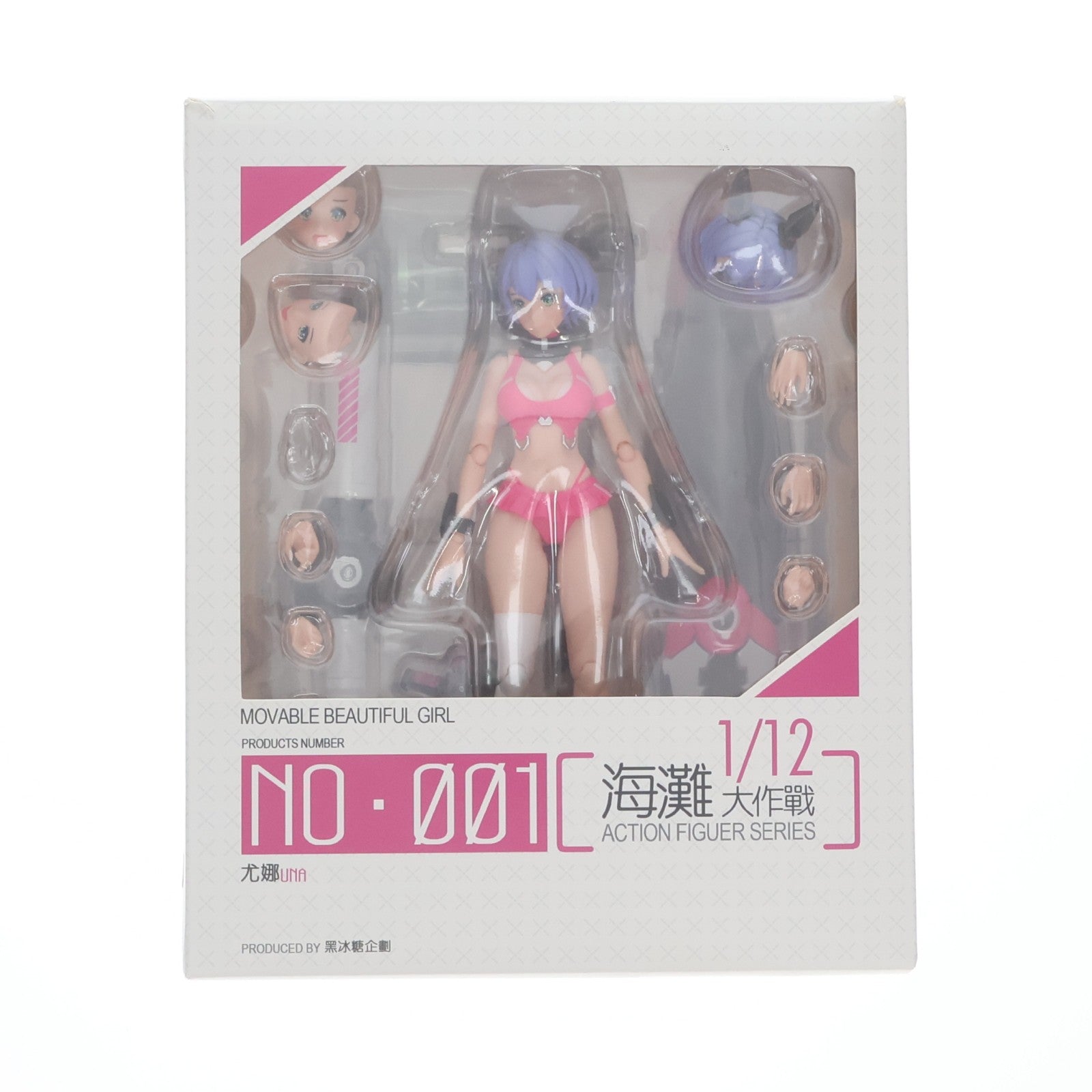 【中古即納】[FIG] ビーチ大作戦 ユナ 1/12 完成品 アクションフィギュア 黒氷糖企画(20220908)