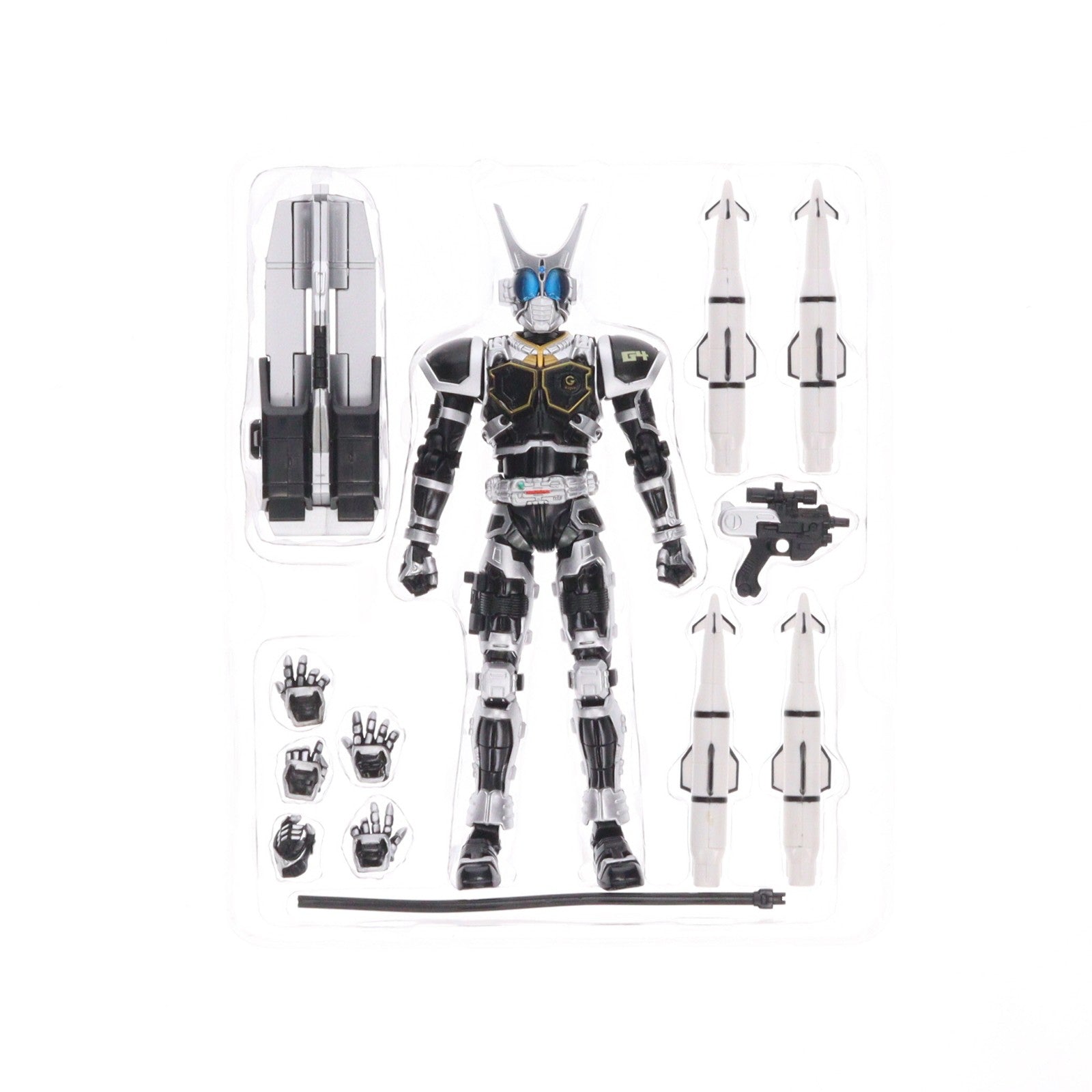 【中古即納】[FIG] S.H.Figuarts(フィギュアーツ) 仮面ライダーG4 劇場版 仮面ライダーアギト PROJECT G4 完成品 可動フィギュア バンダイ(20100522)