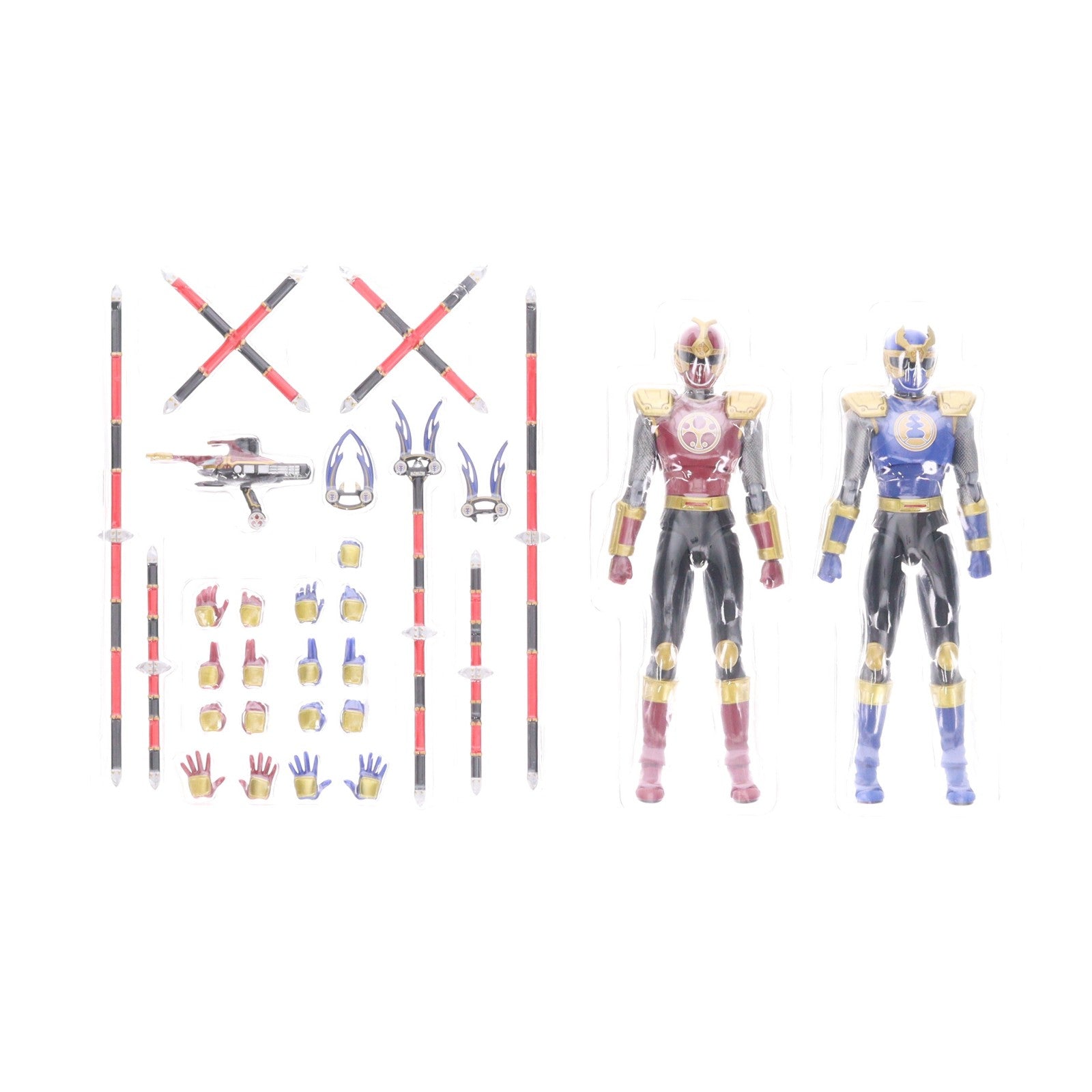 【中古即納】[FIG] 魂ウェブ商店限定 S.H.Figuarts(フィギュアーツ) ゴウライジャーセット 忍風戦隊ハリケンジャー 完成品 可動フィギュア バンダイ(20131221)
