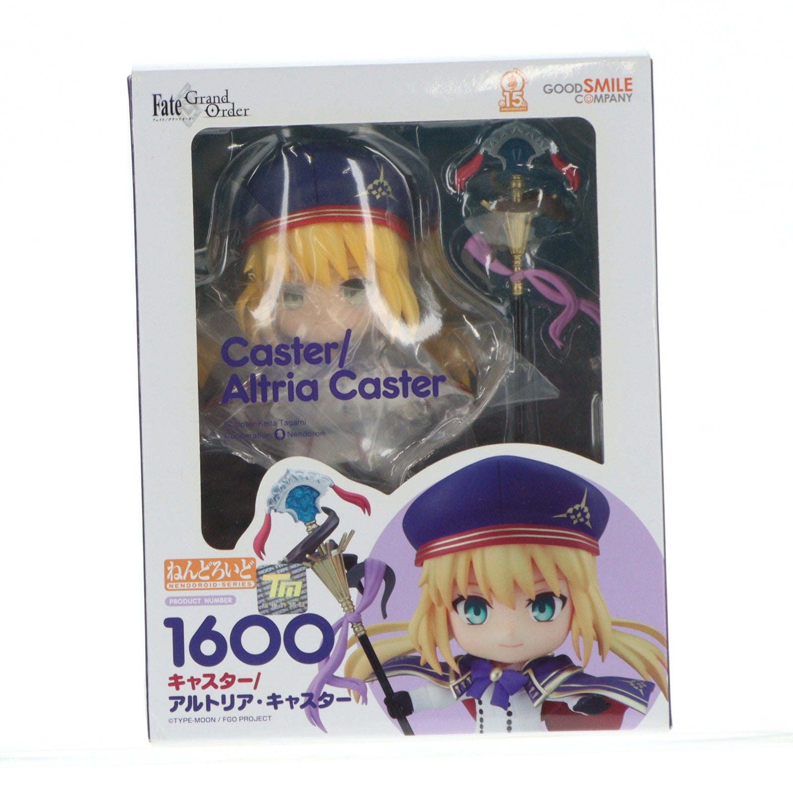【中古即納】[FIG] ねんどろいど 1600 キャスター/アルトリア・キャスター Fate/Grand Order(フェイト/グランドオーダー) 完成品 可動フィギュア グッドスマイルカンパニー(20211128)