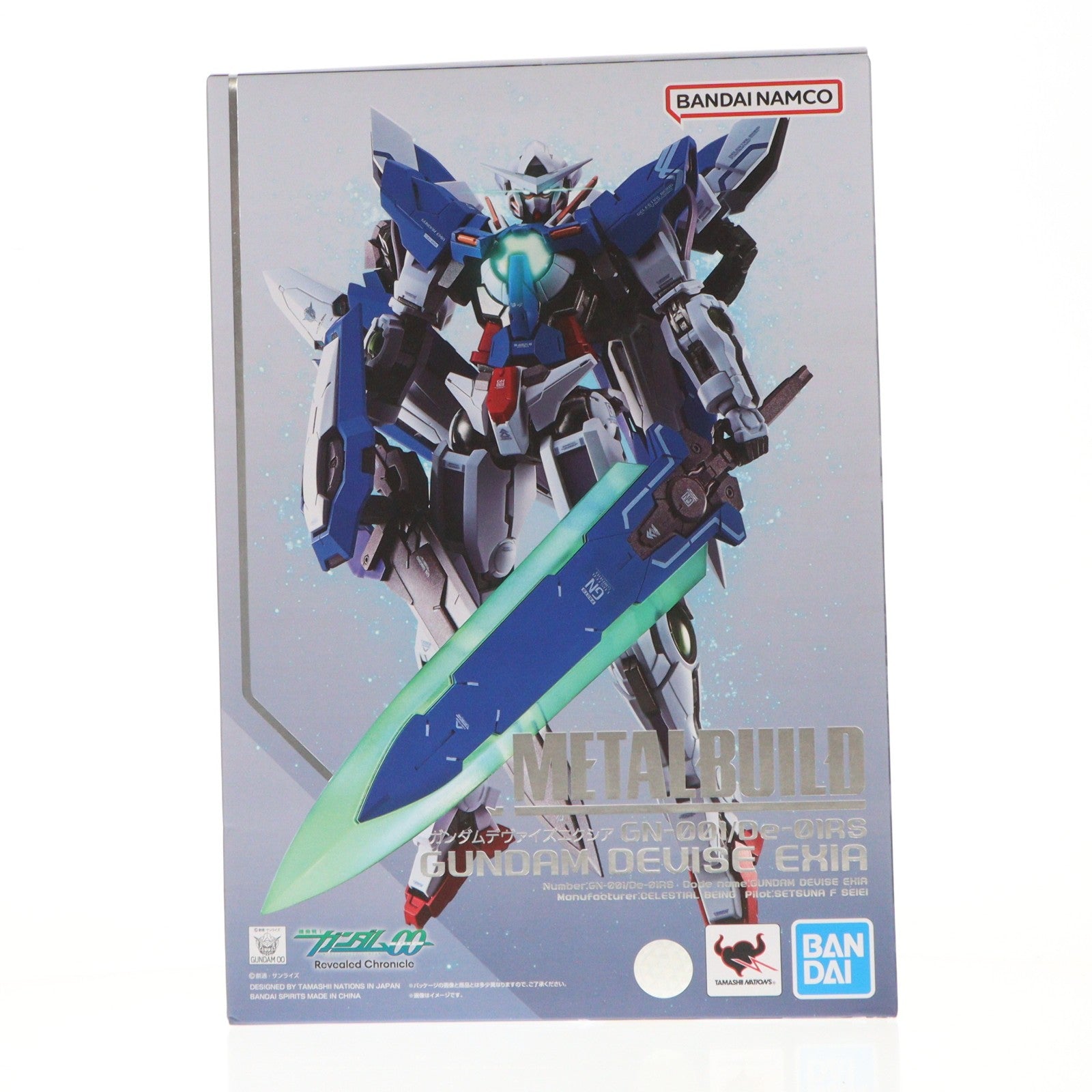 【中古即納】[FIG] METAL BUILD ガンダムデヴァイズエクシア 機動戦士ガンダム00(ダブルオー) Revealed Chronicle 完成品 可動フィギュア バンダイスピリッツ(20221029)