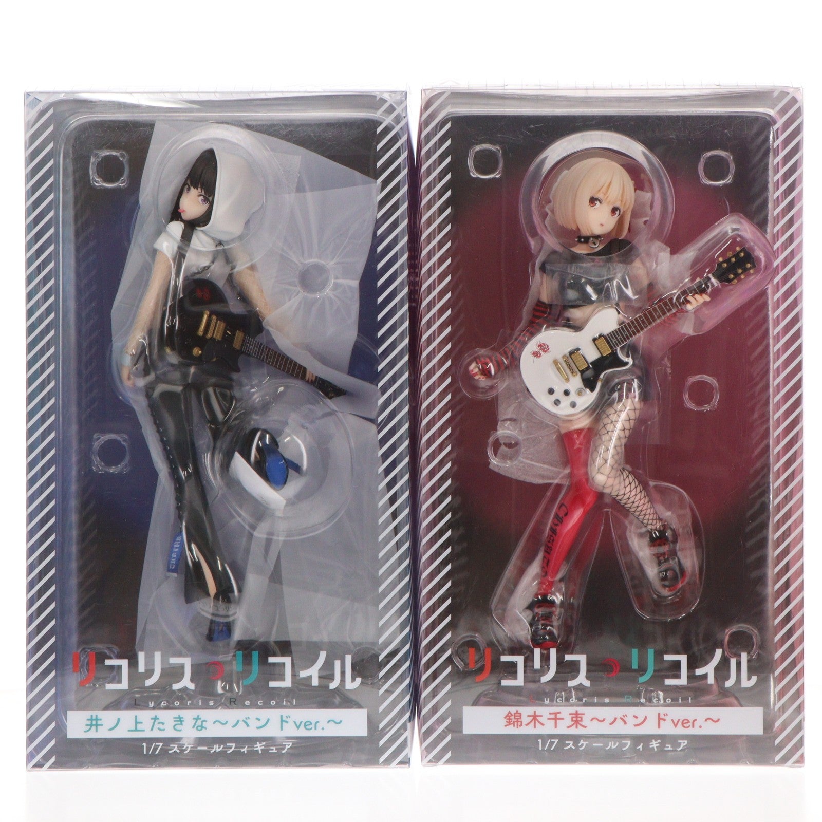 【中古即納】[FIG] TAITO GEAR&GOODS限定2体同時購入特典付属 錦木千束/井ノ上たきな～バンドver.～(にしきぎちさと/いのうえたきな) リコリス・リコイル 1/7 完成品 フィギュア(50101390) Spiritale(スピリテイル)(20260228)