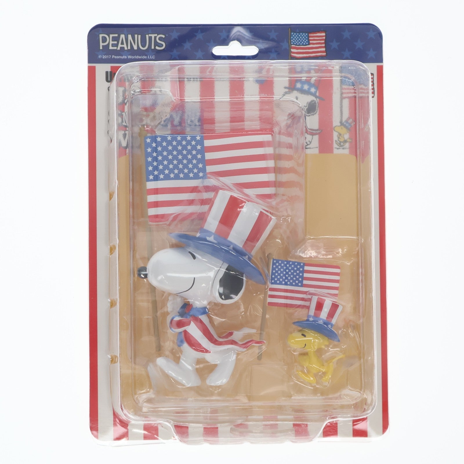 【中古即納】[FIG] ウルトラディテールフィギュア No.320 UDF PEANUTS(ピーナッツ) シリーズ5 U.S.A. SNOOPY & WOODSTOCK(スヌーピー&ウッドストック) 完成品 フィギュア メディコム・トイ(20170924)