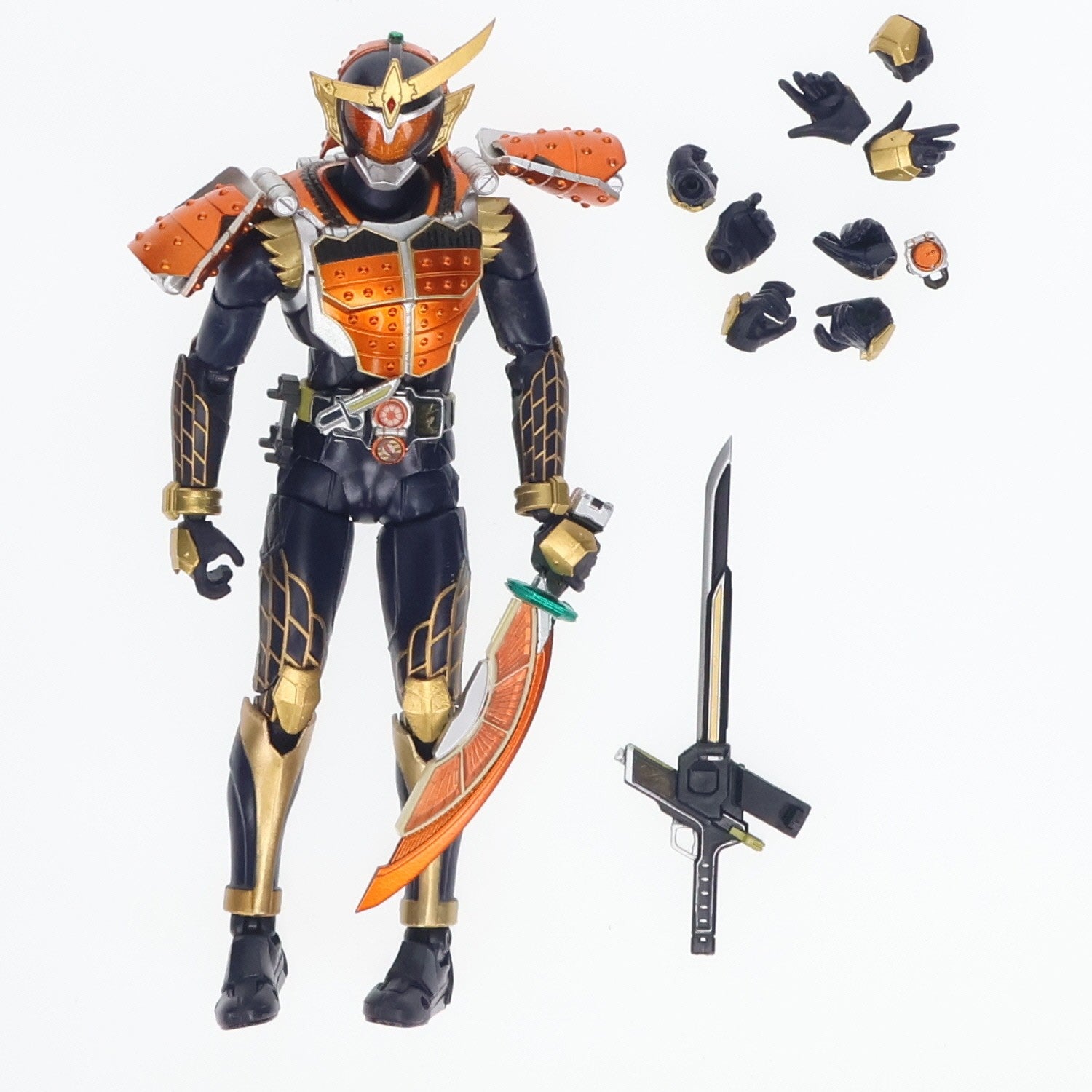 【中古即納】[FIG] S.H.Figuarts(フィギュアーツ) 仮面ライダー鎧武 オレンジアームズ 完成品 可動フィギュア バンダイ(20140531)
