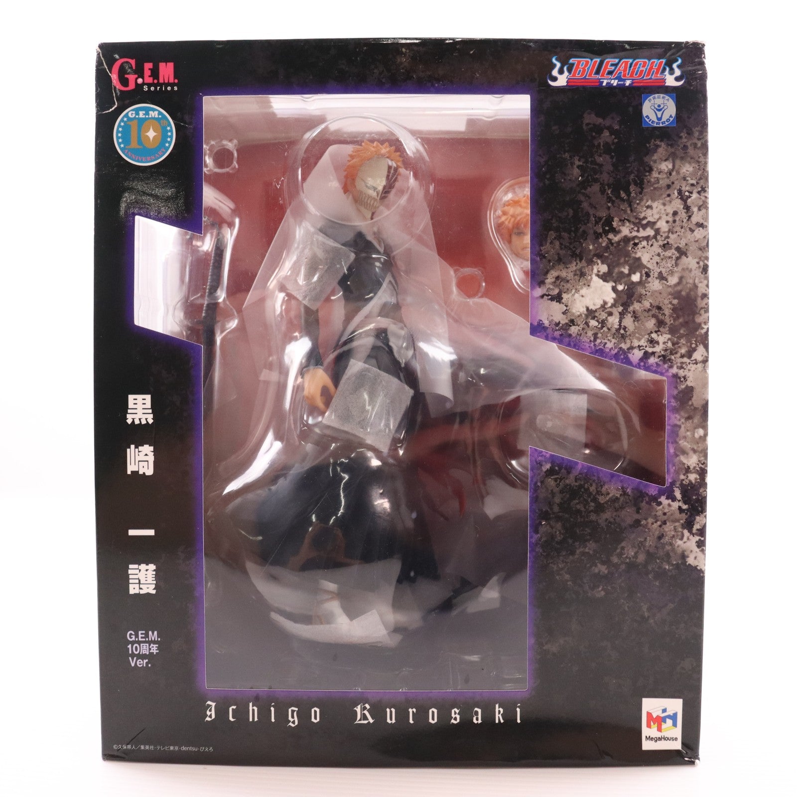 【中古即納】[FIG] G.E.M.シリーズ 黒崎一護(くろさきいちご) G.E.M.10周年ver. BLEACH(ブリーチ) 完成品 フィギュア 一部店舗&オンラインショップ限定 メガハウス(20190926)