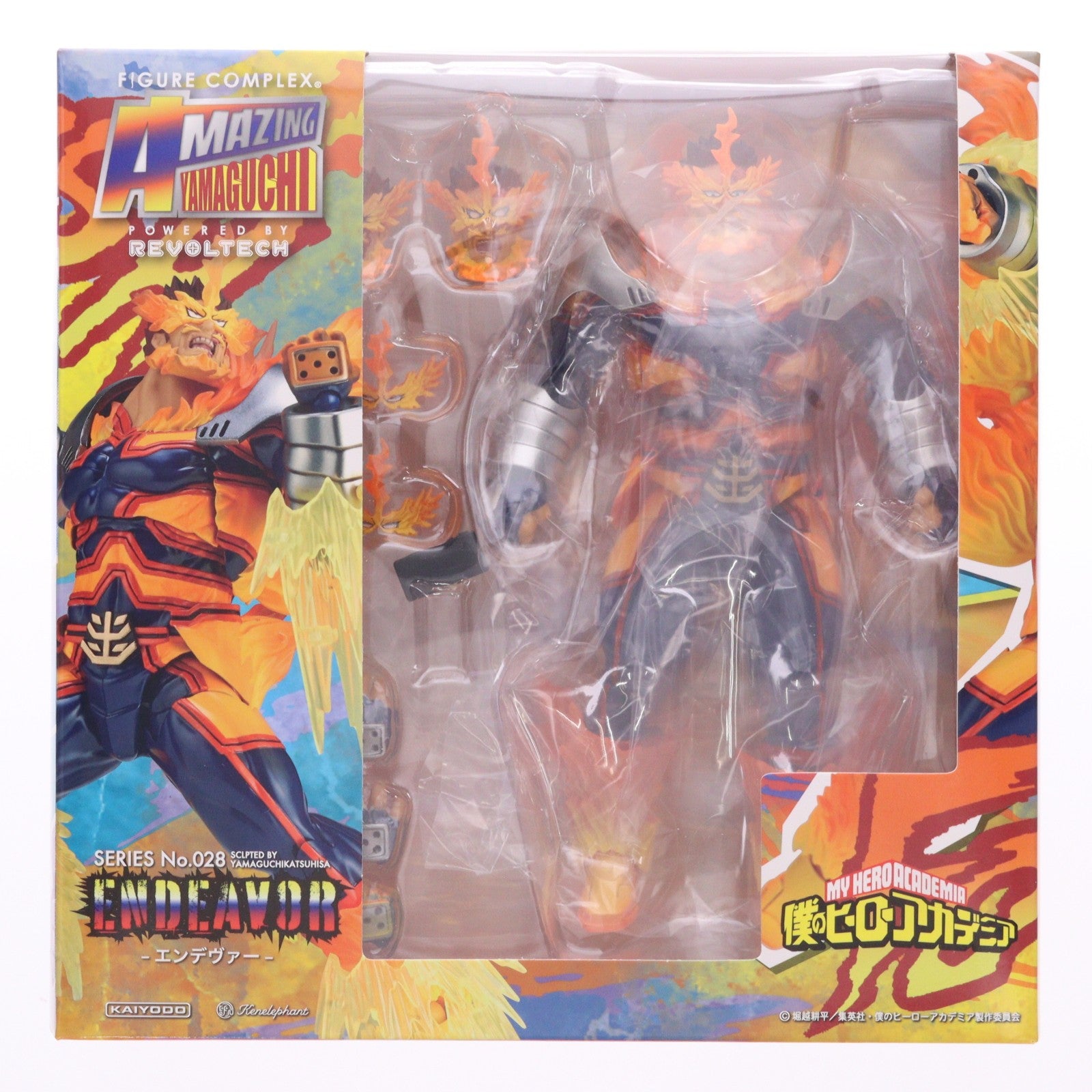 【中古即納】[FIG] フィギュアコンプレックス アメイジングヤマグチ No.028 エンデヴァー 僕のヒーローアカデミア 完成品 可動フィギュア タカラトミー/ケンエレファント(20230223)