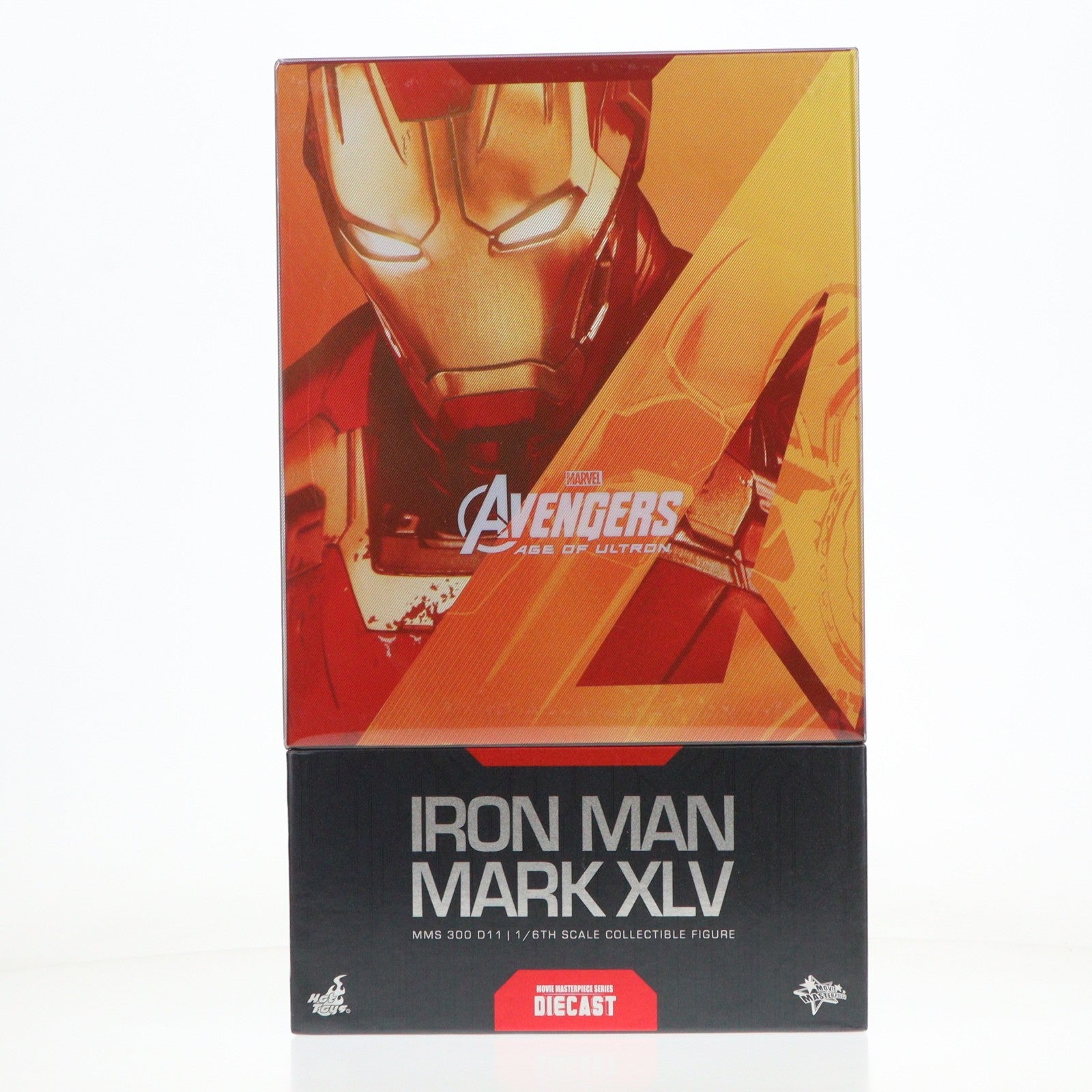 【中古即納】[FIG] ムービー・マスターピース DIECAST アイアンマン・マーク45 アベンジャーズ/エイジ・オブ・ウルトロン 1/6スケール アクションフィギュア(MM#300D11) ホットトイズ(20160729)