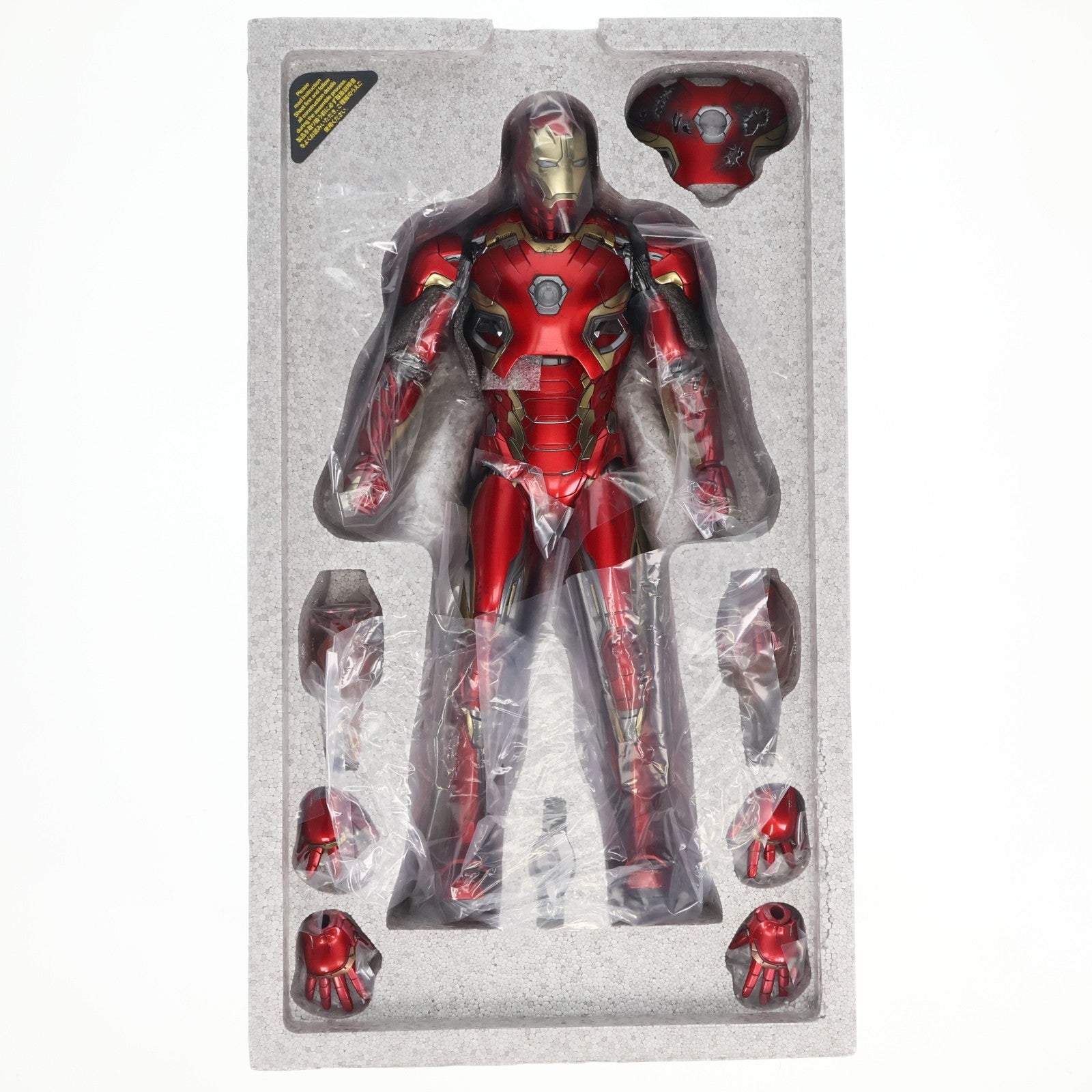 【中古即納】[FIG] ムービー・マスターピース DIECAST アイアンマン・マーク45 アベンジャーズ/エイジ・オブ・ウルトロン 1/6スケール アクションフィギュア(MM#300D11) ホットトイズ(20160729)