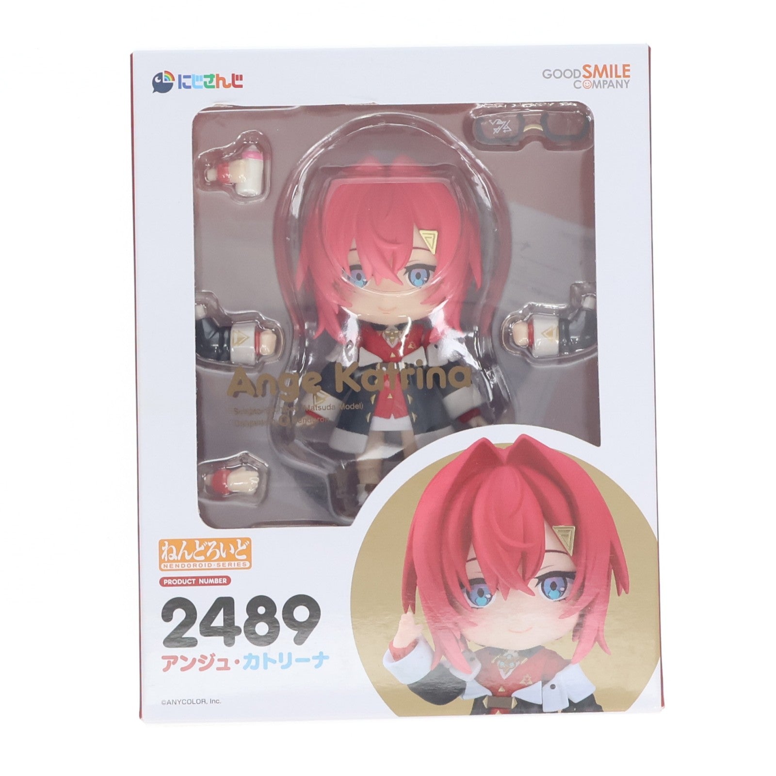 【中古即納】[FIG] ねんどろいど 2489 アンジュ・カトリーナ にじさんじ 完成品 可動フィギュア グッドスマイルカンパニー(20241130)