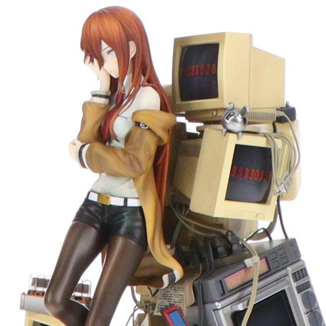 【中古即納】[FIG] (再販) 牧瀬紅莉栖～運命探知の魔眼(リーディング・シュタイナー)～(まきせくりす) STEINS;GATE(シュタインズ・ゲート) 1/7 完成品 フィギュア グッドスマイルカンパニー(20250731)