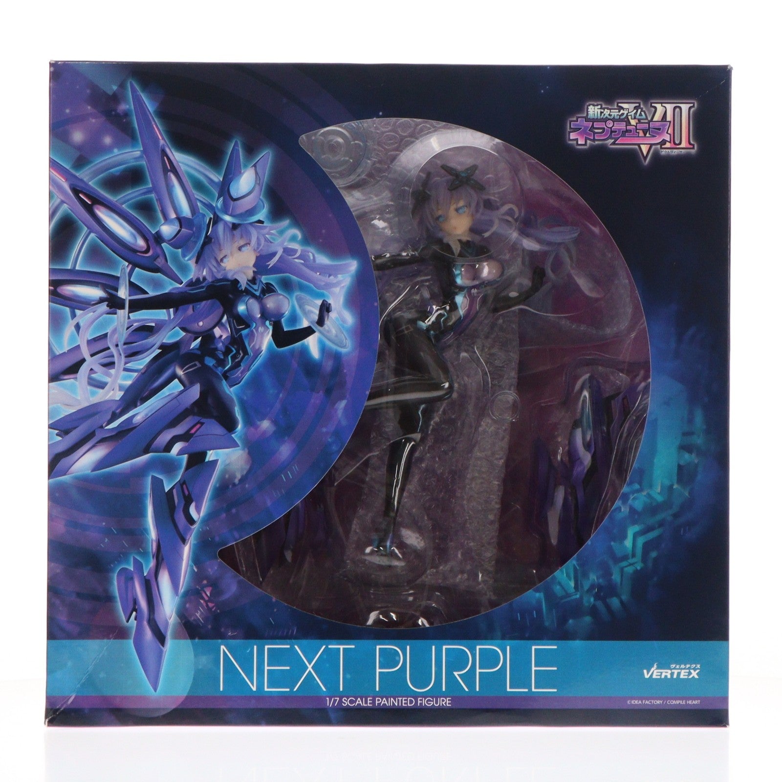 【中古即納】[FIG] ネクストパープル 新次元ゲイム ネプテューヌVII 1/7 完成品 フィギュア ヴェルテクス(20170902)