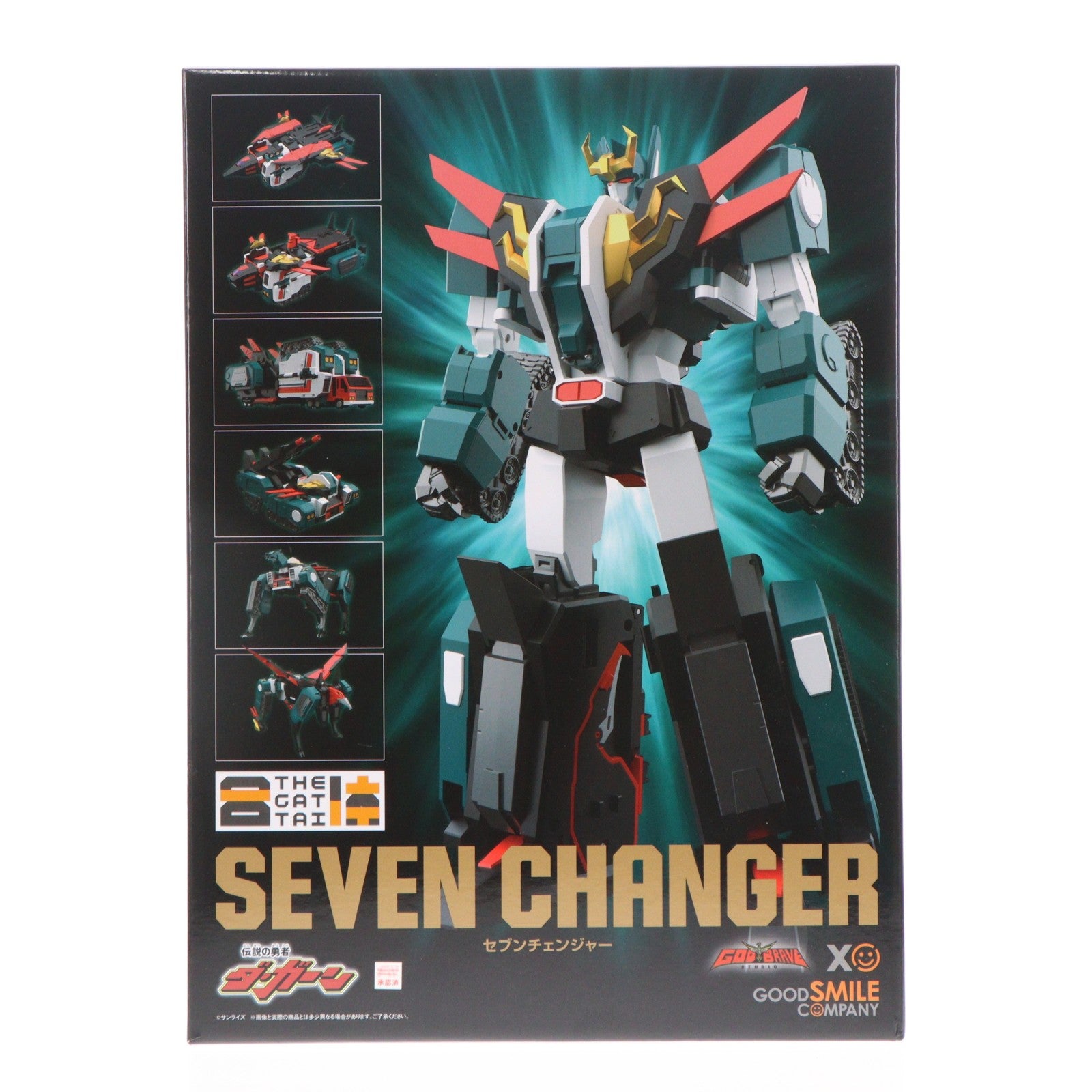 【中古即納】[FIG] (再販) THE合体 セブンチェンジャー 伝説の勇者ダ・ガーン 完成品 可動フィギュア グッドスマイルカンパニー(20260131)