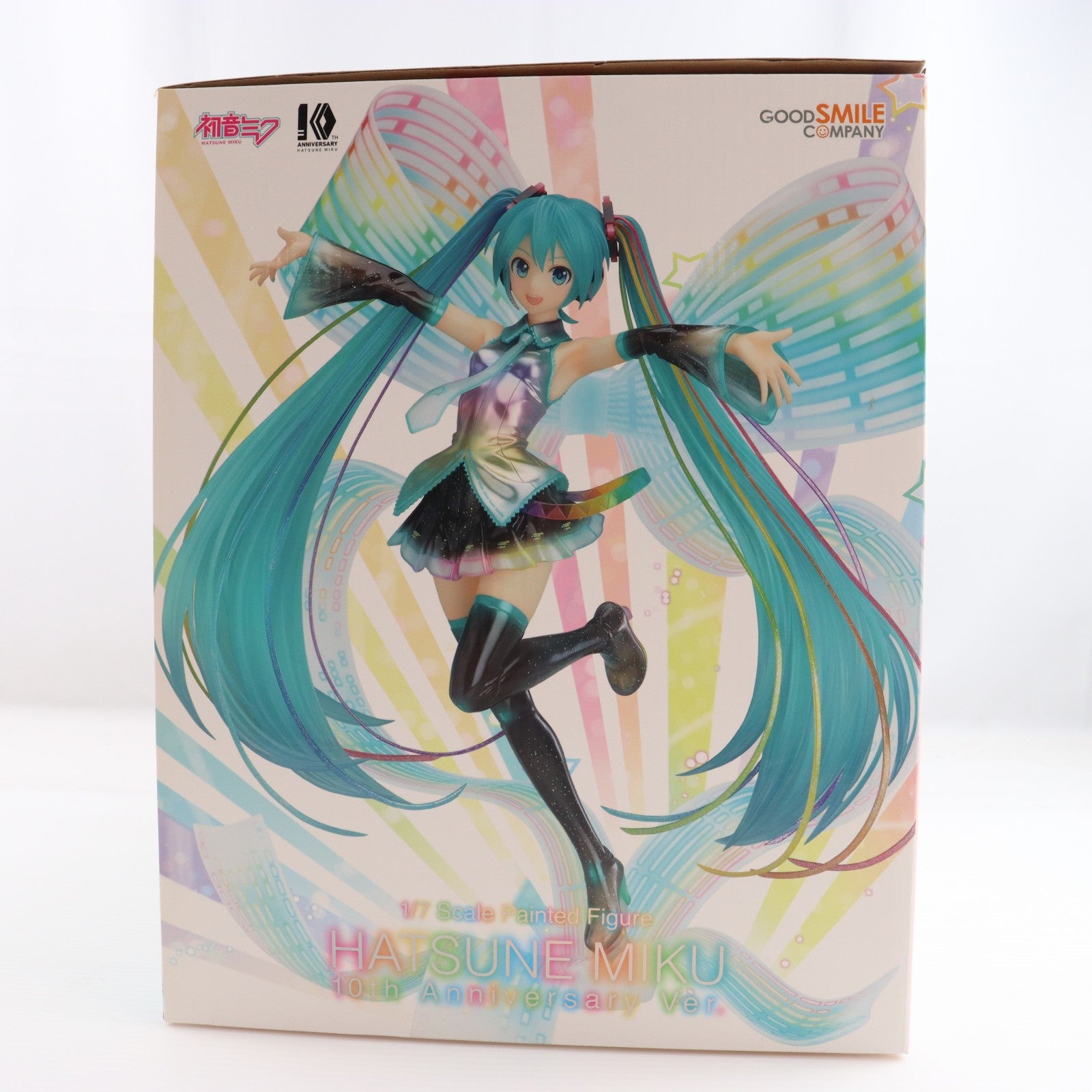 【中古即納】[FIG] 初音ミク 10th Anniversary Ver. キャラクター・ボーカル・シリーズ01 初音ミク 1/7 完成品 フィギュア グッドスマイルカンパニー(20190526)