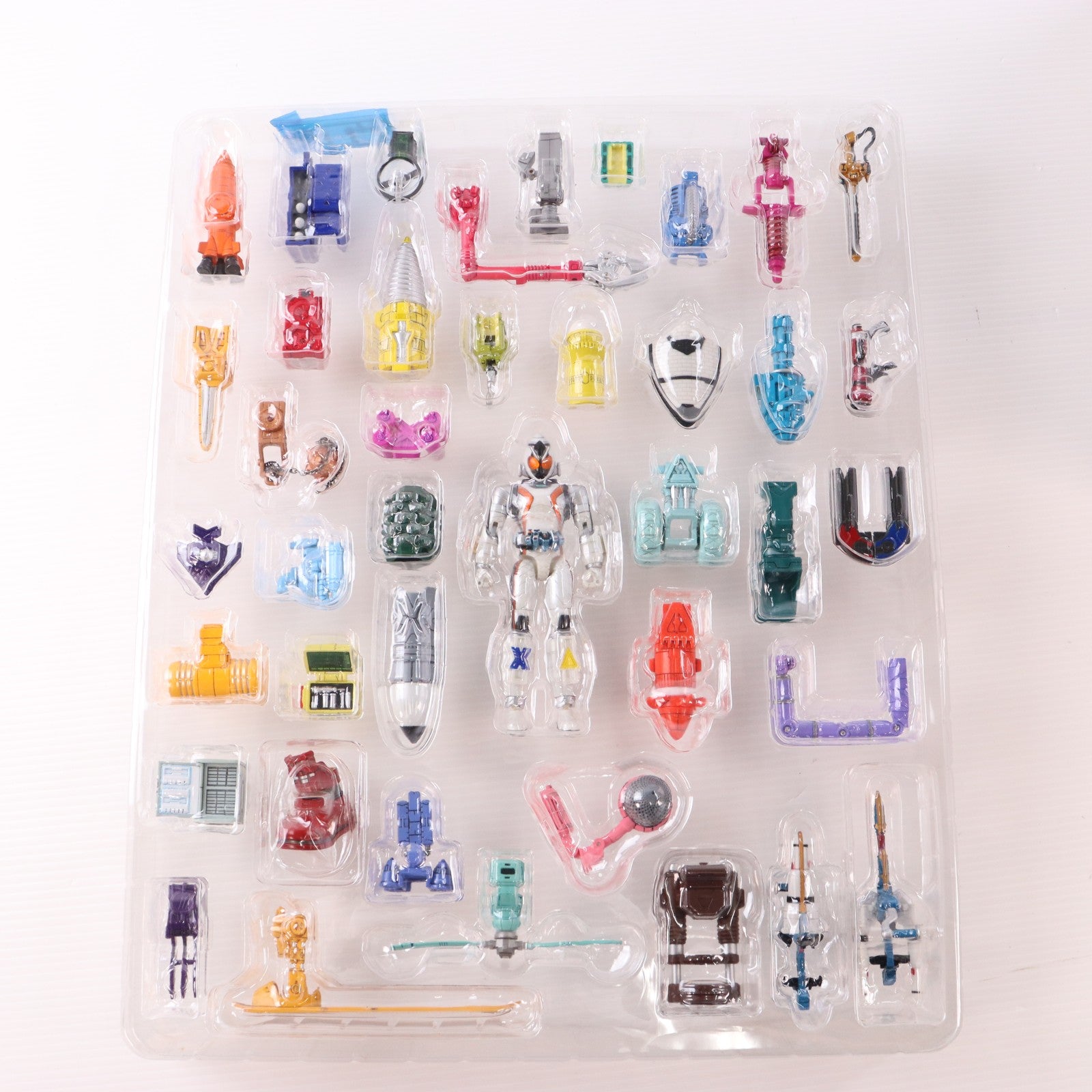 【中古即納】[FIG] プレミアムバンダイ限定 フォーゼモジュールチェンジシリーズDX 仮面ライダーフォーゼ ベースステイツ&モジュールコンプリートセット 重塗装版 完成品 可動フィギュア バンダイ(20120810)