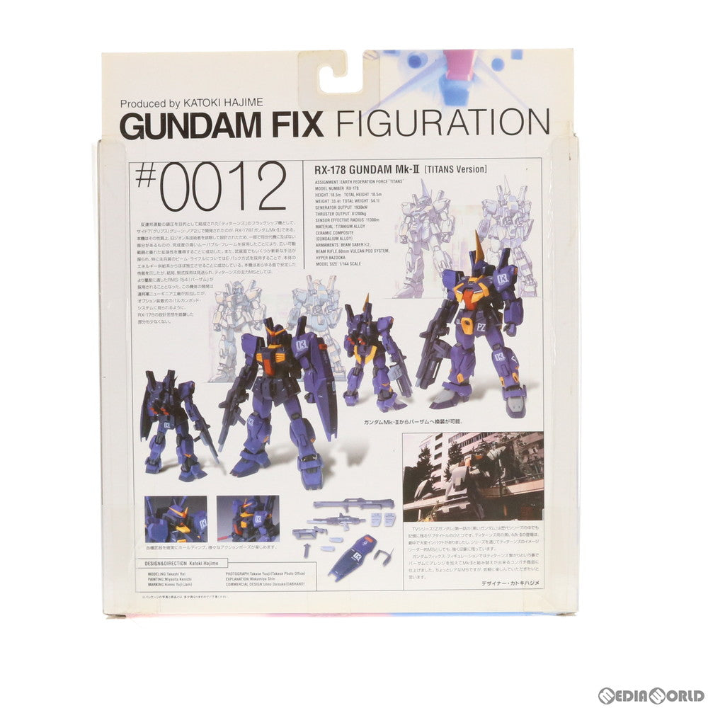 【中古即納】[FIG] GUNDAM FIX FIGURATION #0012 ガンダムMk-II [ティターンズ] 3号機 機動戦士Zガンダム 完成品 可動フィギュア バンダイ(20030125)