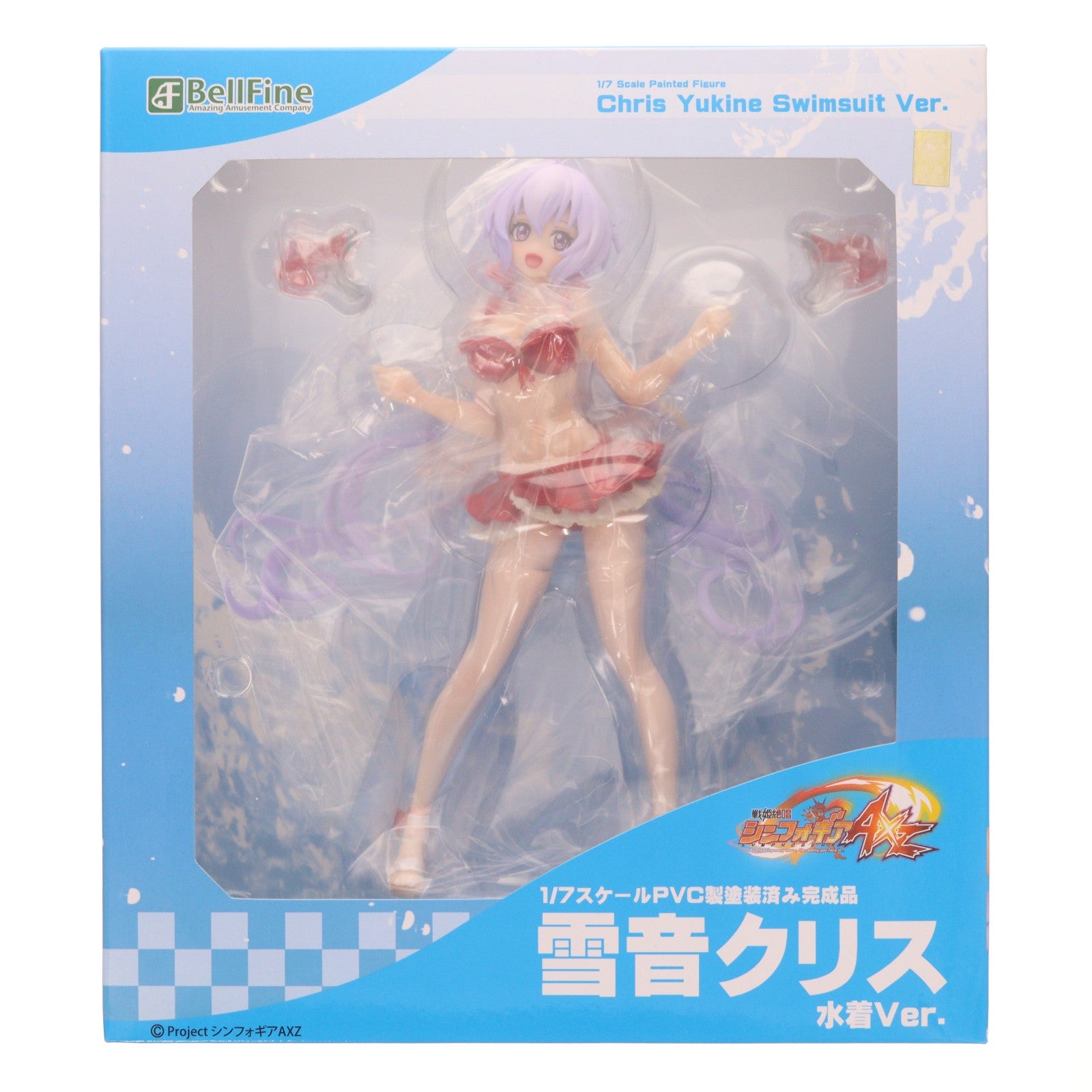 【中古即納】[FIG] 雪音クリス(ゆきねくりす) 水着Ver. 戦姫絶唱シンフォギアAXZ(アクシズ) 1/7 完成品 フィギュア(BF036) ベルファイン(20180721)