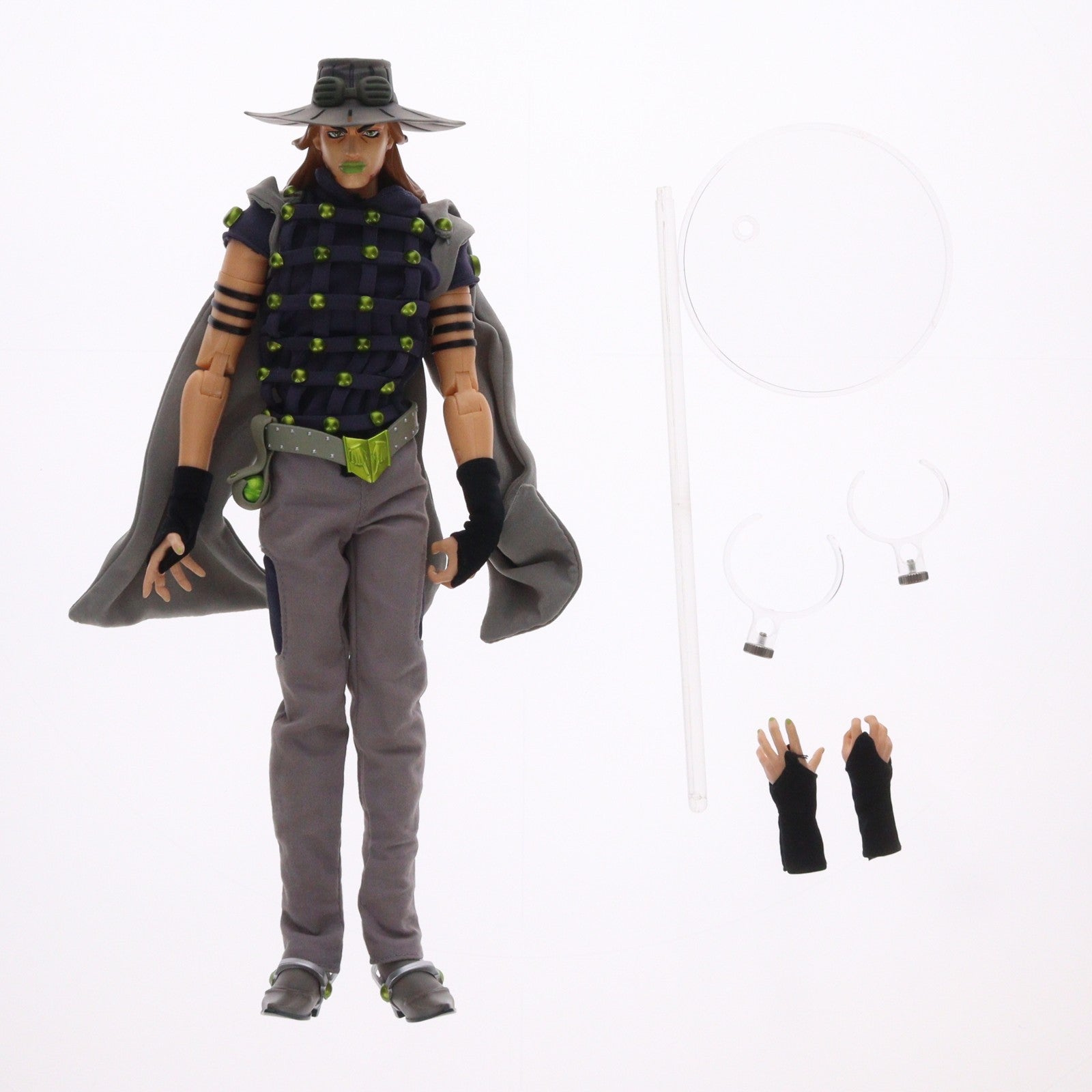 【中古即納】[FIG] リアルアクションヒーローズ No.429 RAH ジャイロ・ツェペリ ジョジョの奇妙な冒険 第七部 スティール・ボール・ラン 完成品 可動フィギュア メディコム・トイ(20101026)
