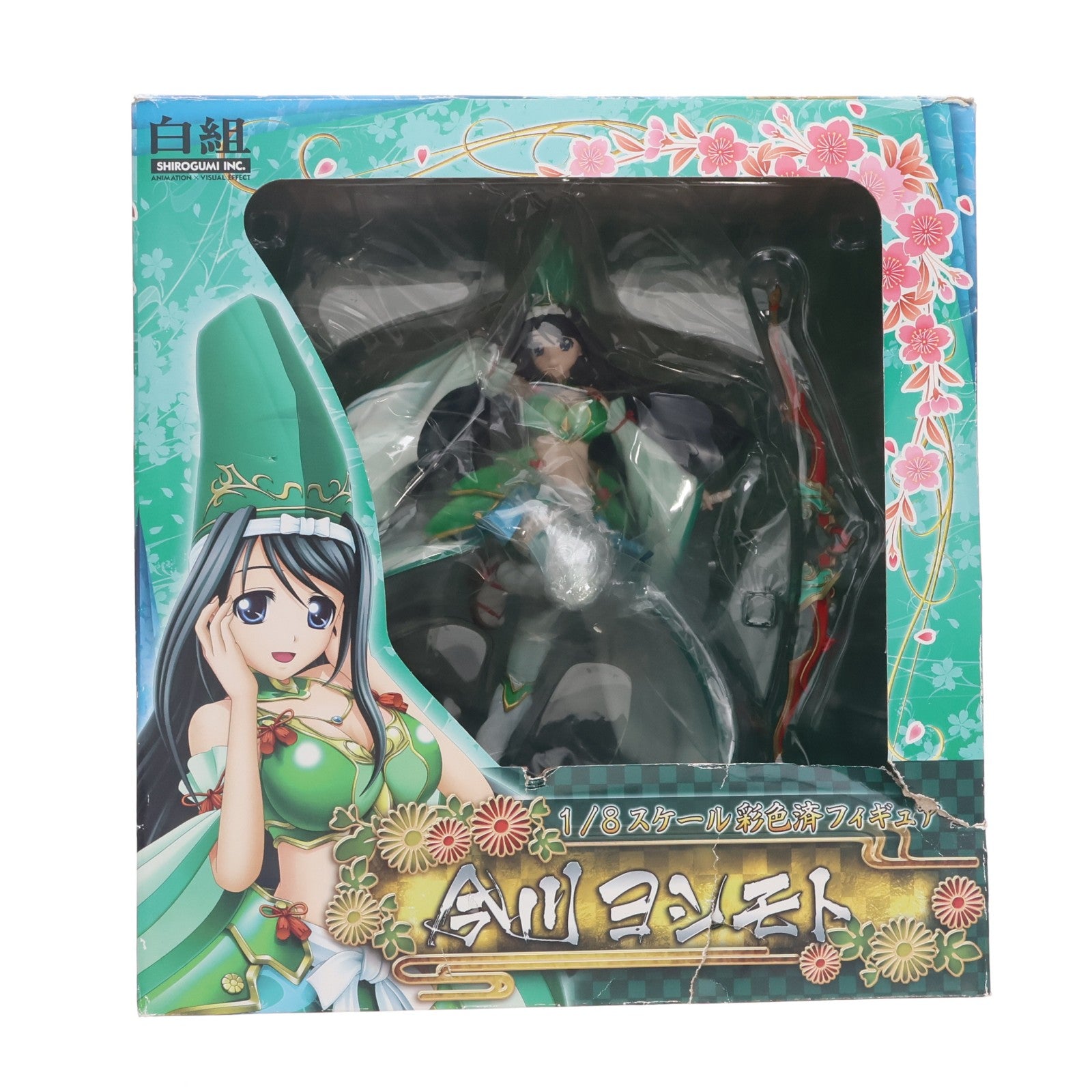 【中古即納】[FIG] ポストカード無し 今川ヨシモト(いまがわよしもと) 戦国乙女 1/8 完成品 フィギュア 白組(20181130)