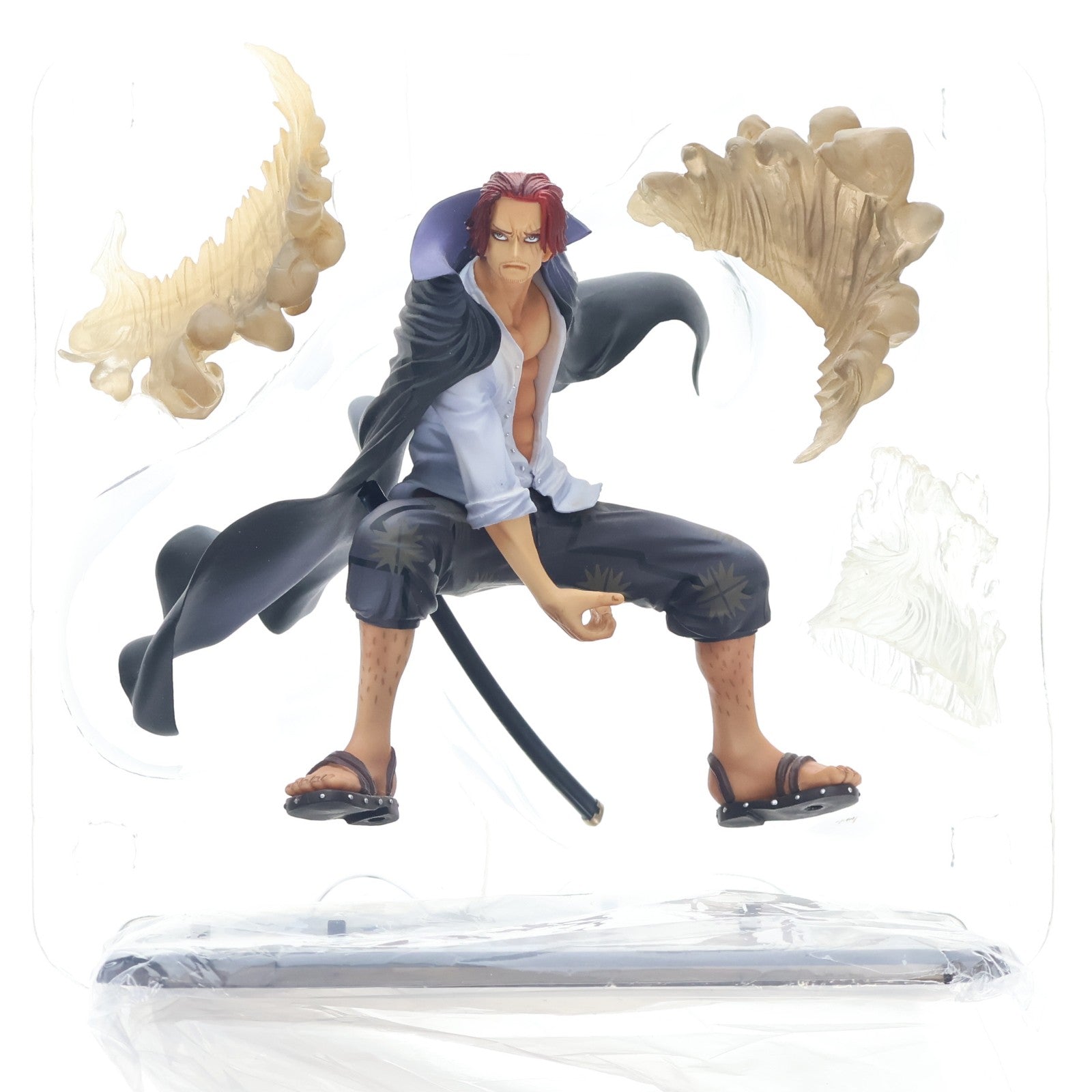 【中古即納】[FIG] フィギュアーツZERO シャンクス -Battle Ver.- ONE PIECE(ワンピース) 完成品 フィギュア バンダイ(20140517)