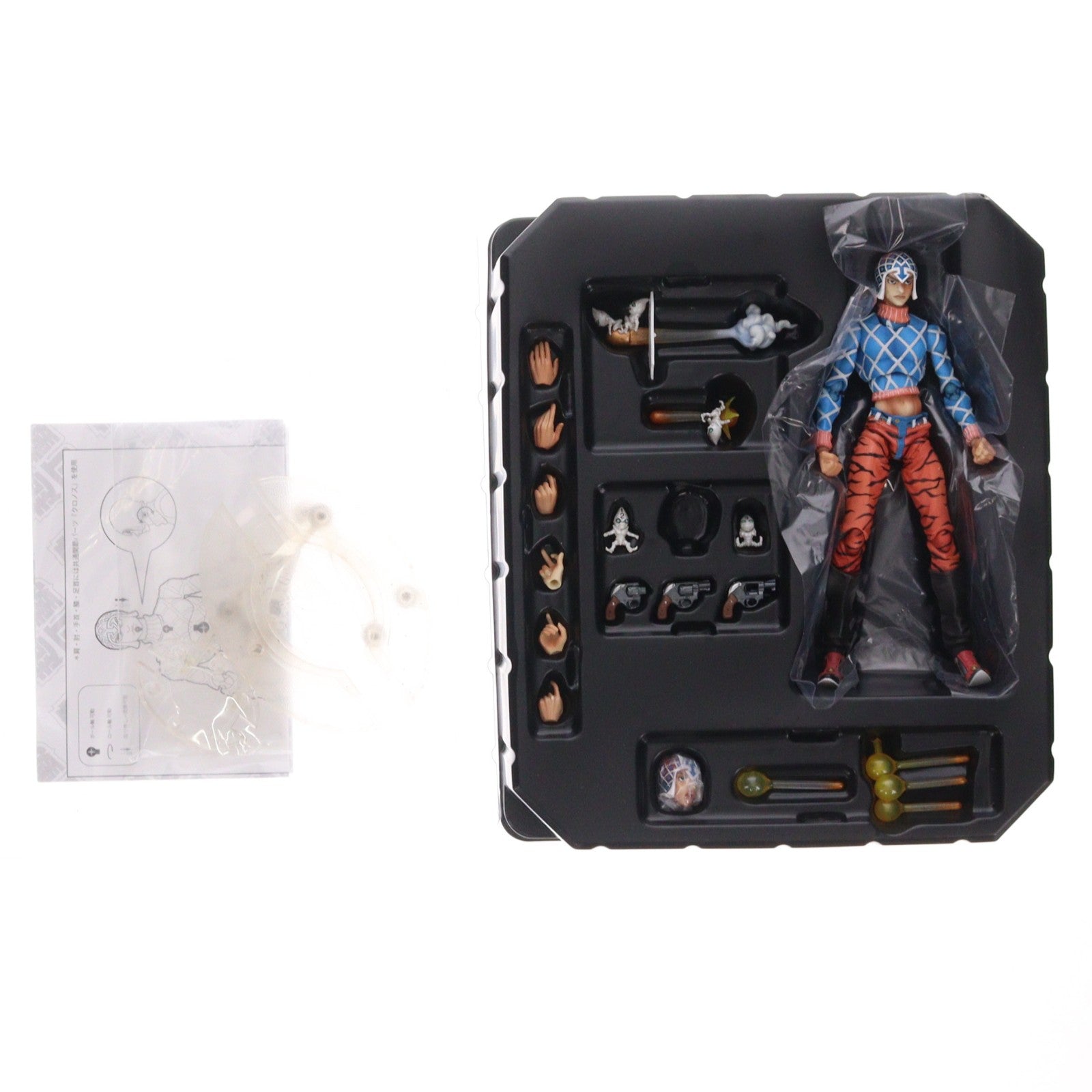 【中古即納】[FIG] (再販) 超像可動 34.グイード・ミスタ&セックス・ピストルズ (荒木飛呂彦指定カラー) ジョジョの奇妙な冒険 第五部 黄金の風 フィギュア メディコス・エンタテインメント(20131222)