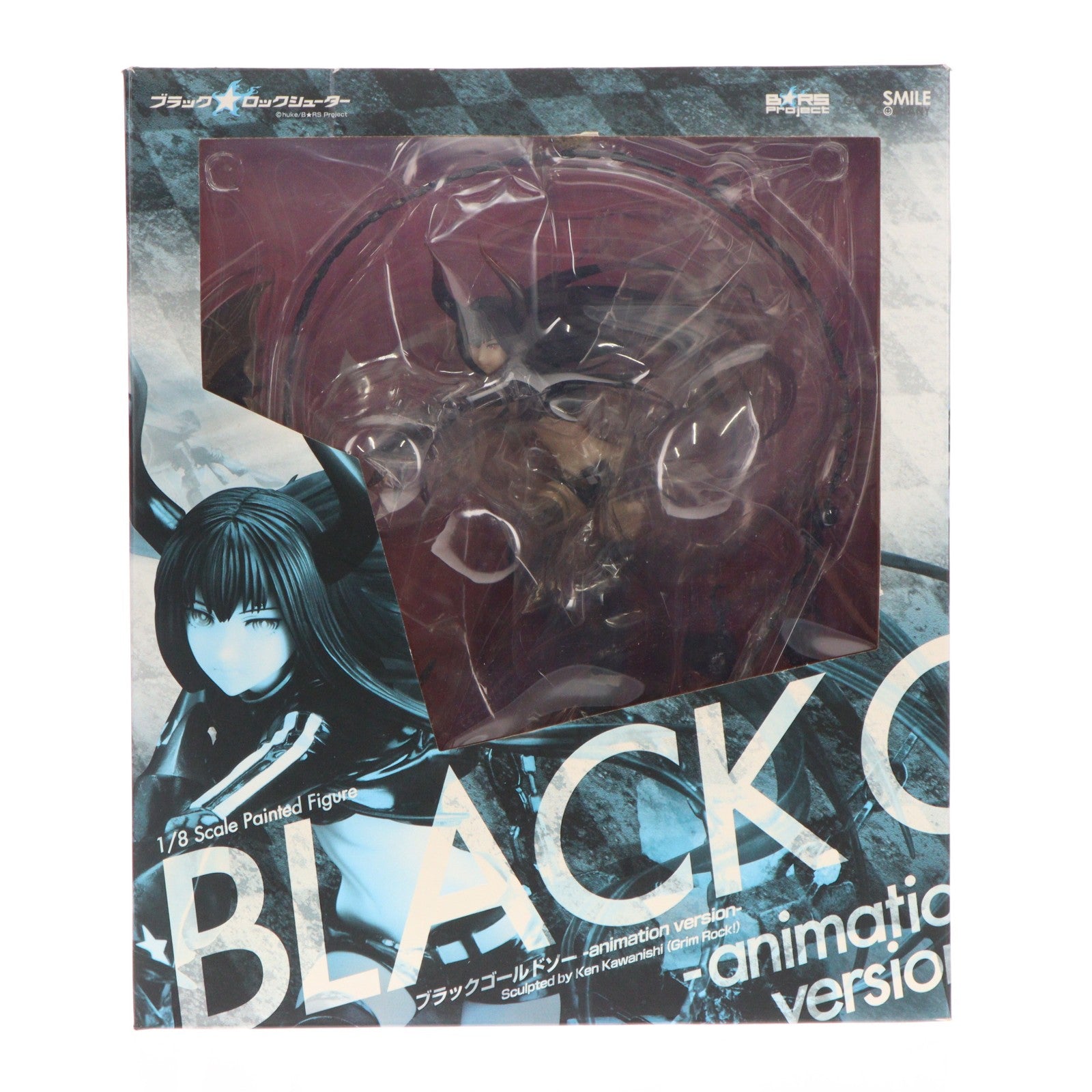 【中古即納】[FIG] ブラックゴールドソー -animation version-(アニメーションVer.) ブラック★ロックシューター 1/8 完成品 フィギュア グッドスマイルカンパニー(20110629)