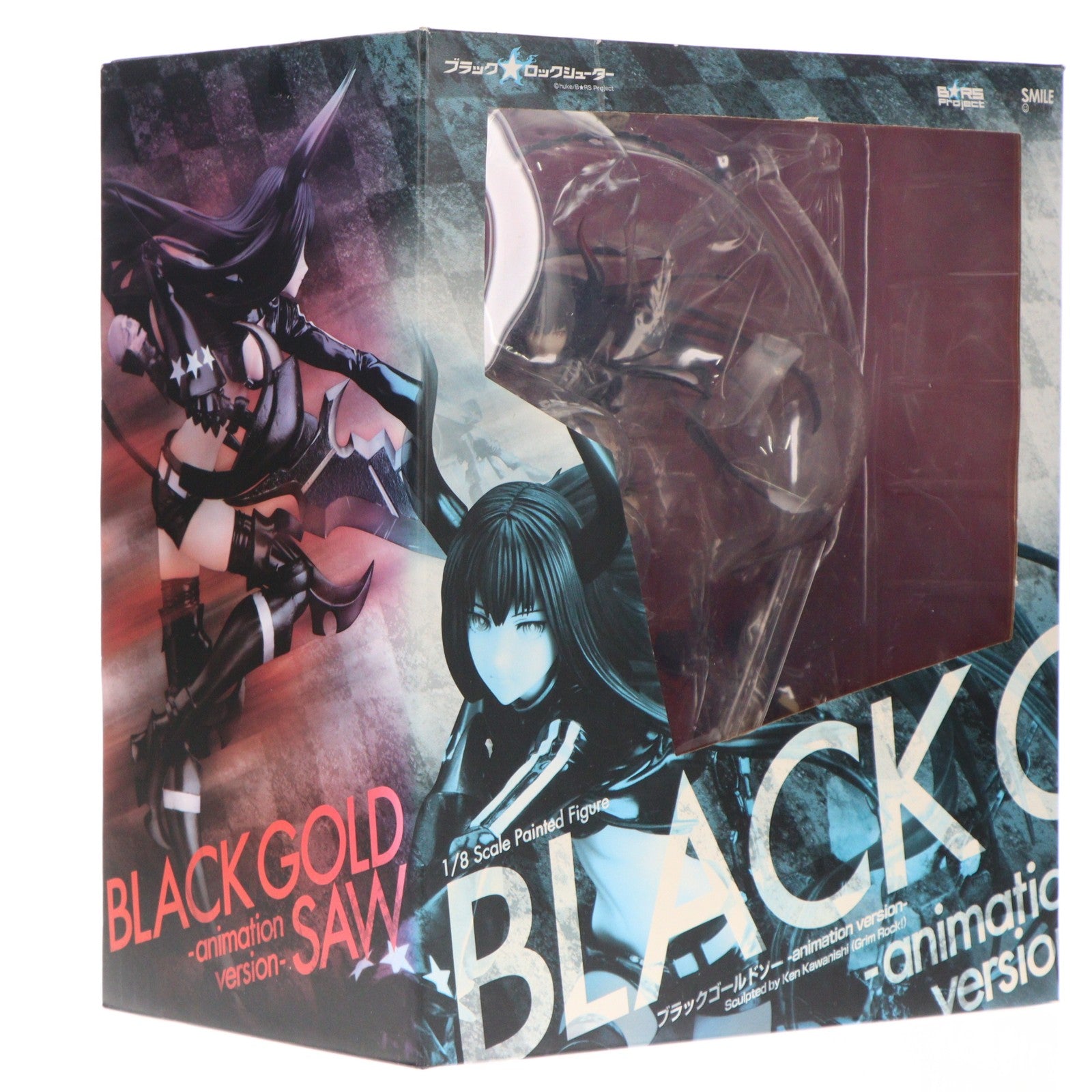 【中古即納】[FIG] ブラックゴールドソー -animation version-(アニメーションVer.) ブラック★ロックシューター 1/8 完成品 フィギュア グッドスマイルカンパニー(20110629)