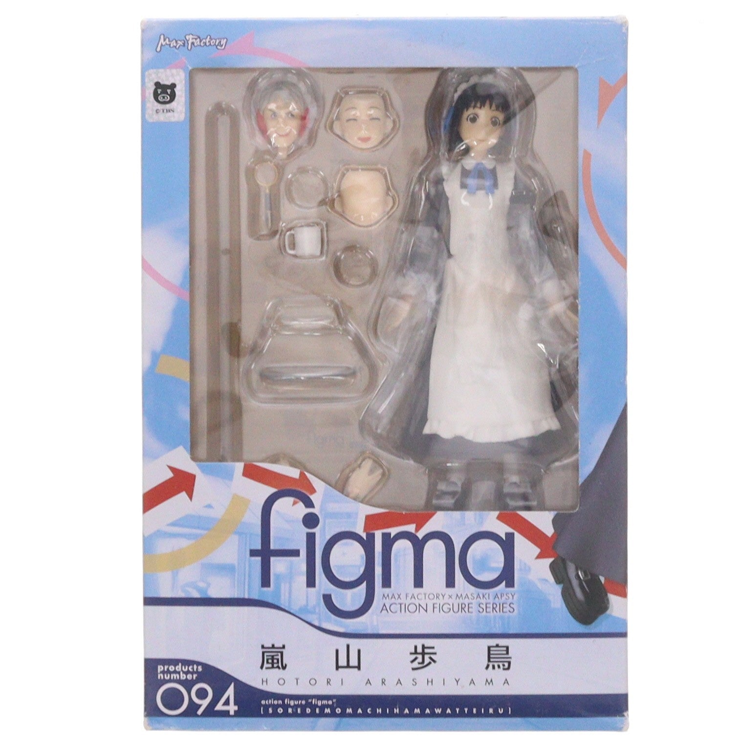 【中古即納】[FIG] figma(フィグマ) 094 嵐山歩鳥(あらしやまほとり) それでも町は廻っている 完成品 可動フィギュア マックスファクトリー(20110527)