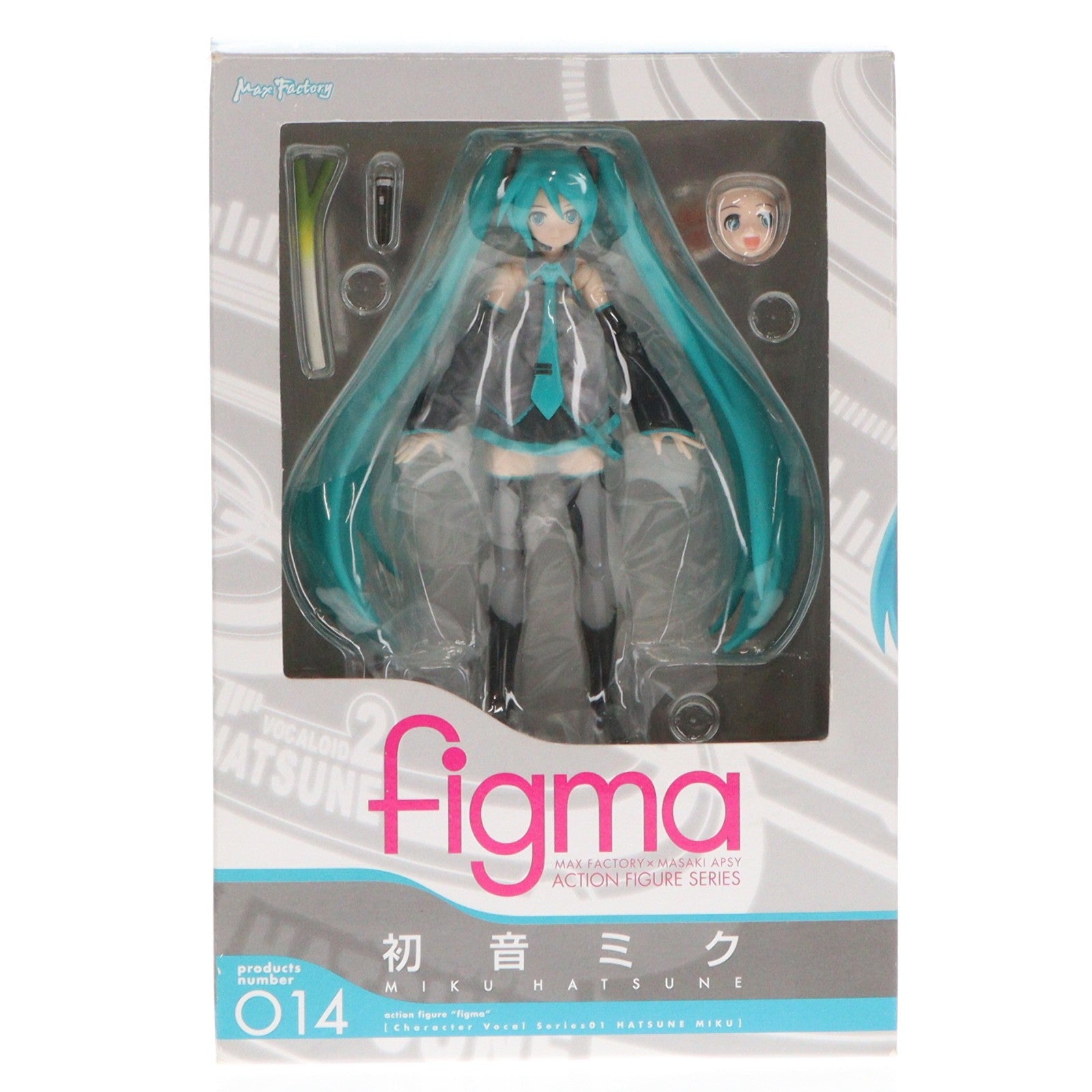 【中古即納】[FIG] figma(フィグマ) 014 初音ミク キャラクター・ボーカル・シリーズ01 初音ミク 完成品 可動フィギュア マックスファクトリー(20080910)