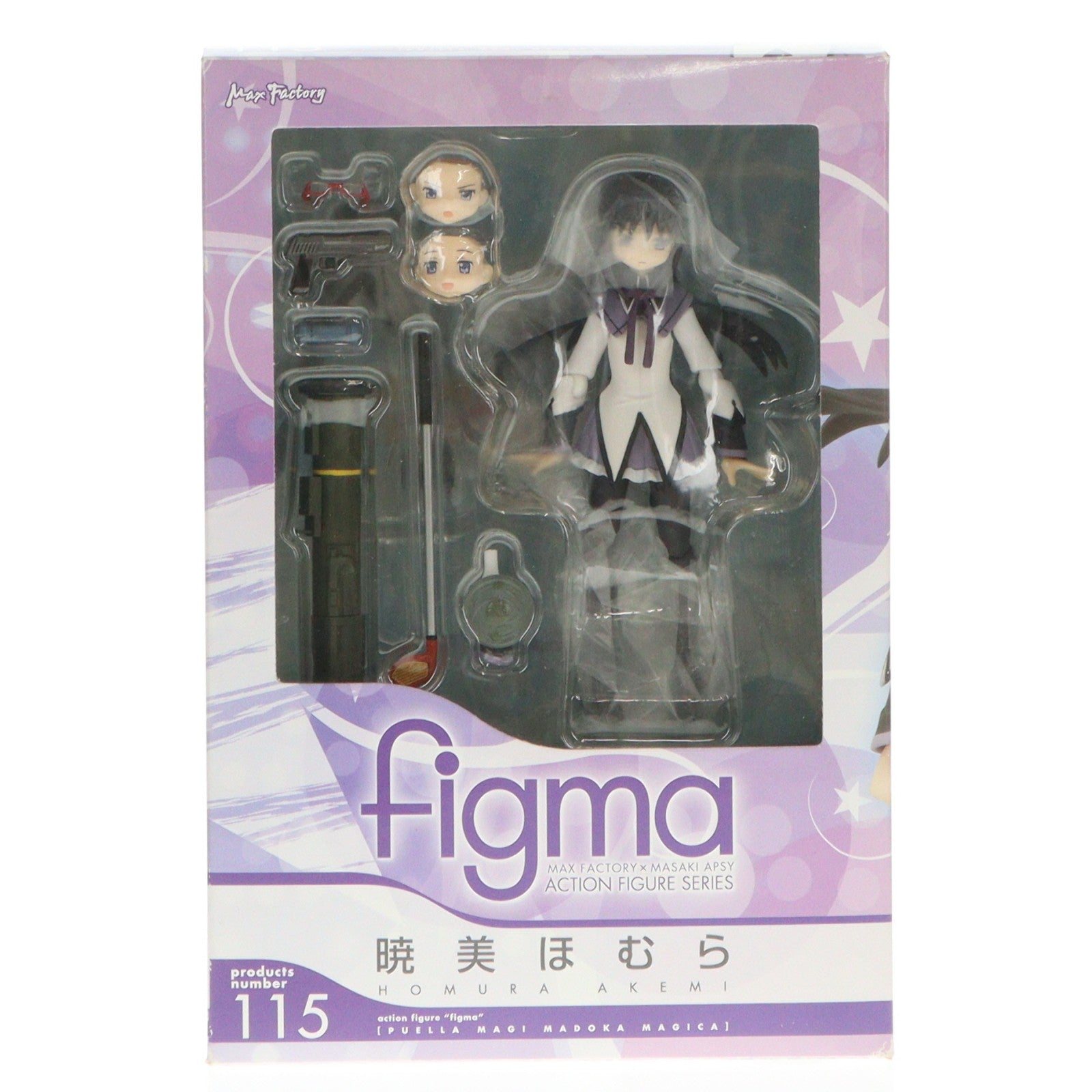 【中古即納】[FIG] figma(フィグマ) 115 暁美ほむら(あけみほむら) 魔法少女まどか☆マギカ 完成品 可動フィギュア マックスファクトリー(20111130)